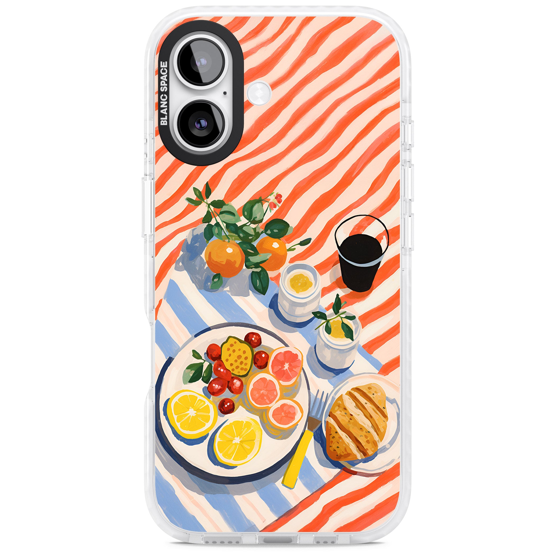 Citrus Picnic iPhone 17 Impact Clear Phone Case
