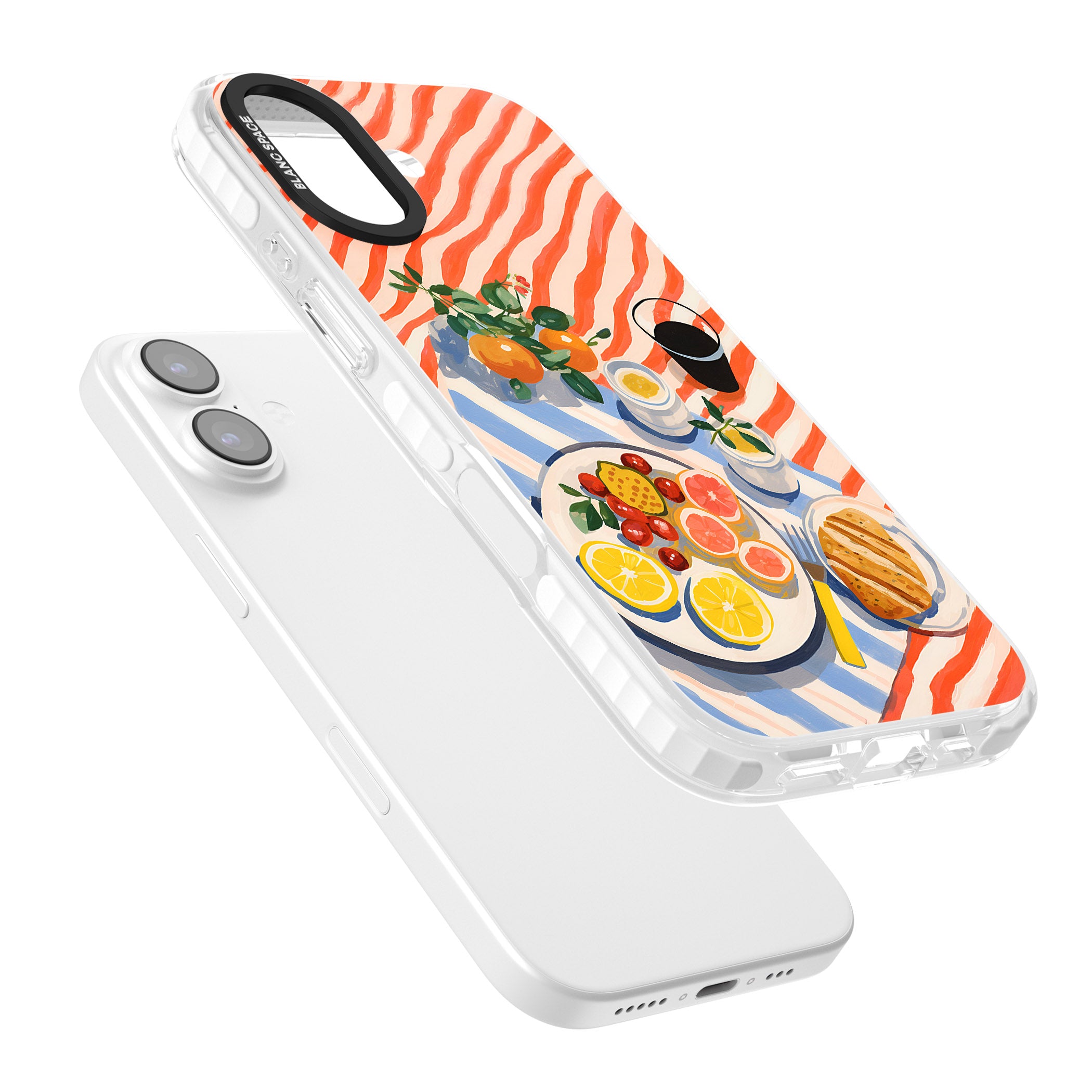Citrus Picnic iPhone 17 Impact Clear Phone Case Colours