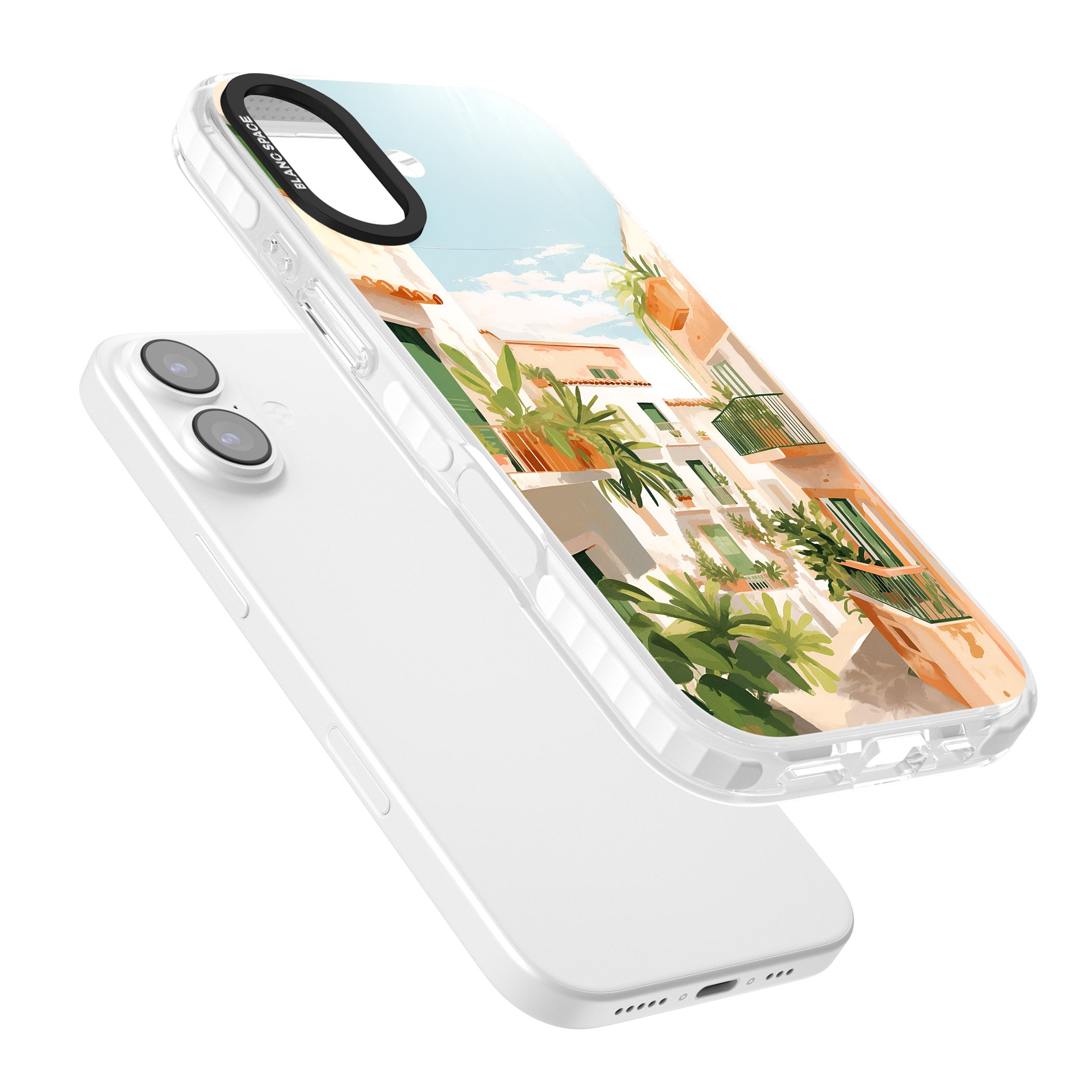 Tuscan Balconies iPhone 17 Impact Clear Phone Case Colours