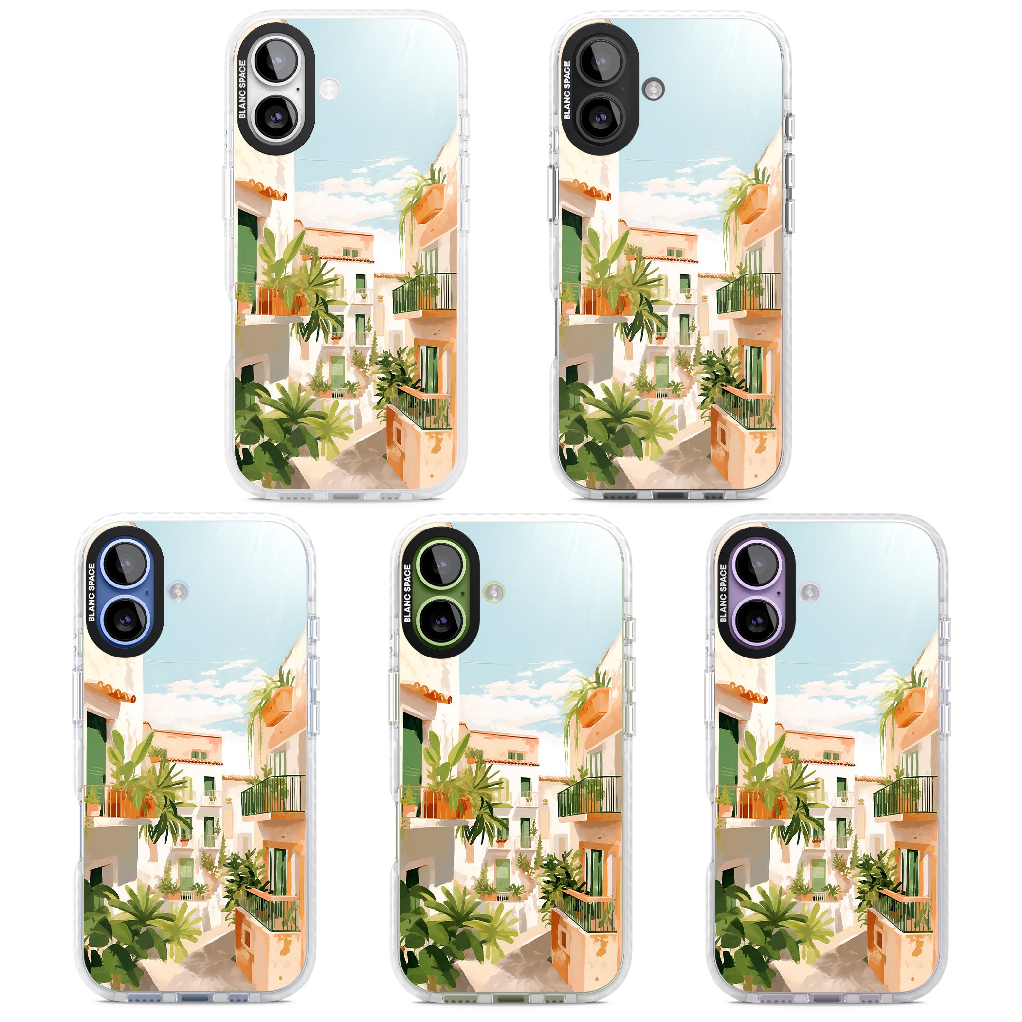 Tuscan Balconies iPhone 17 Impact Clear Phone Case APT Impact Protection