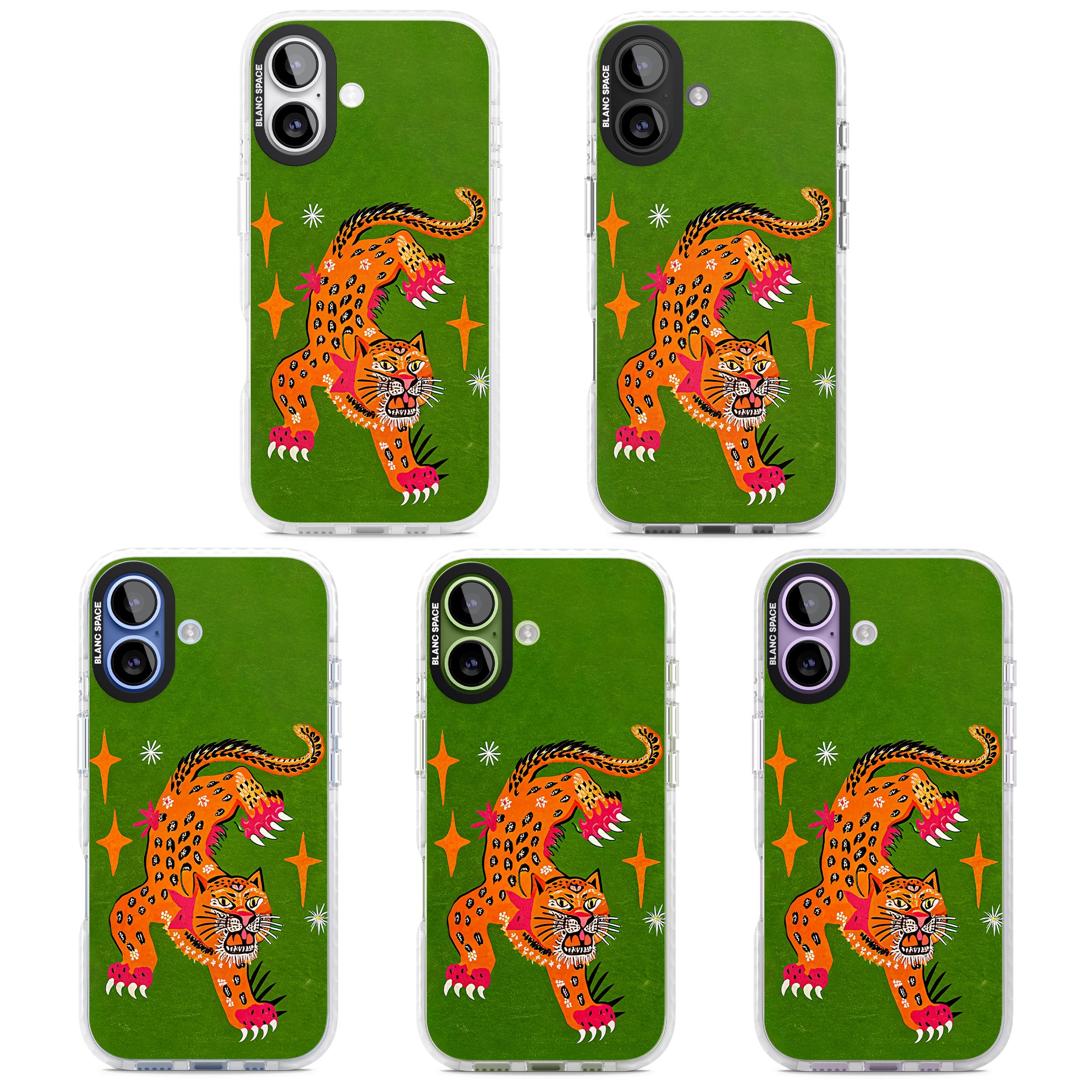 Fierce Jaguar iPhone 17 Impact Clear Phone Case APT Impact Protection