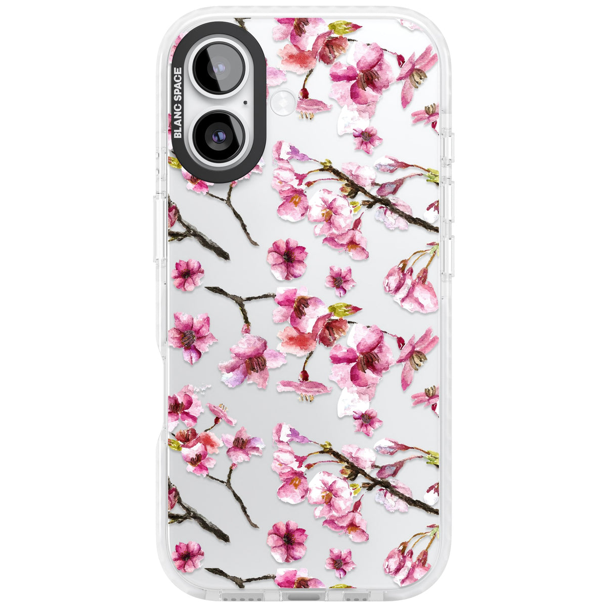Sakura Bloom iPhone 16 / iPhone 16 Plus / iPhone 17 Impact Clear Phone Case front