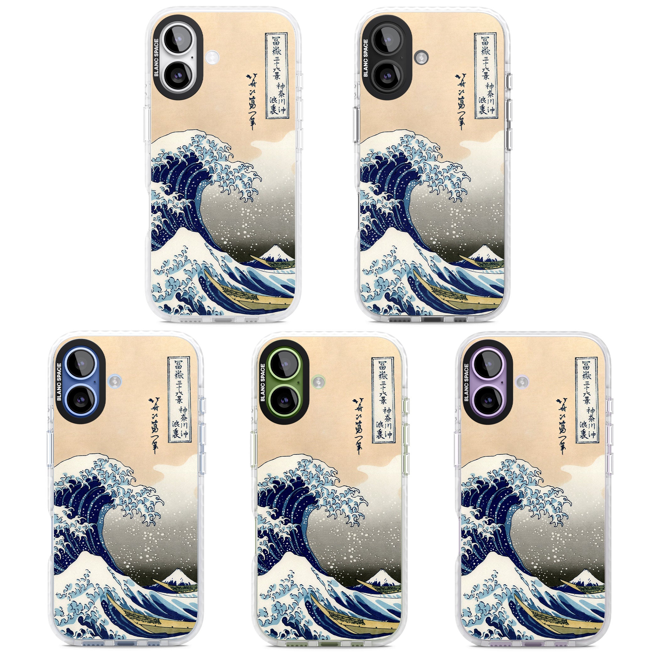 Great Wave iPhone 17 Impact Clear Phone Case APT Impact Protection