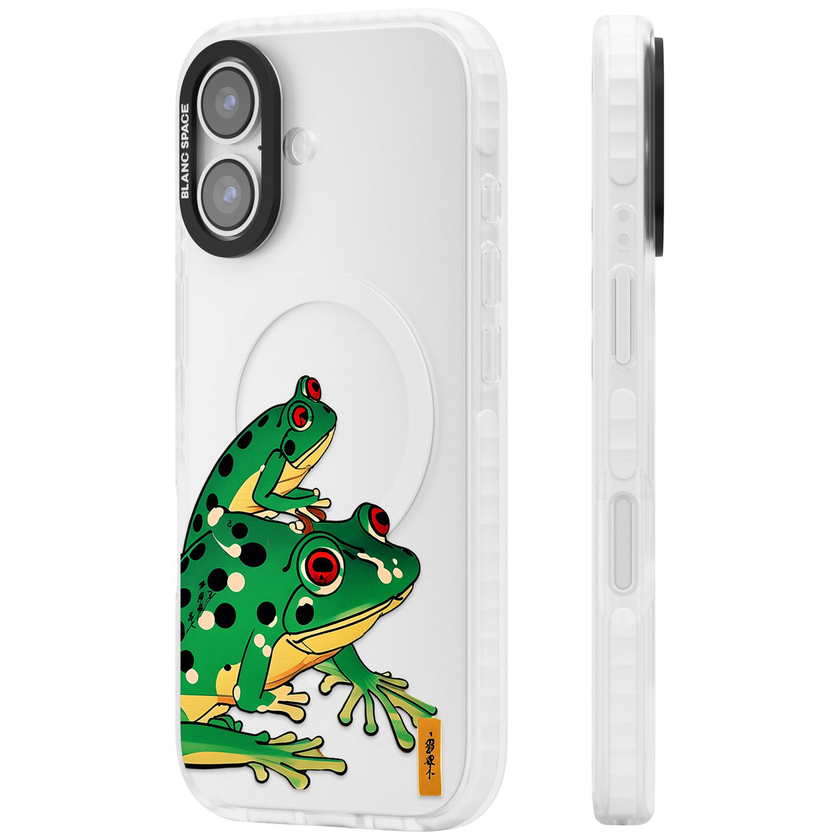 Jade Leap iPhone 16 / iPhone 16 Plus / iPhone 17 Impact Clear Phone Case side