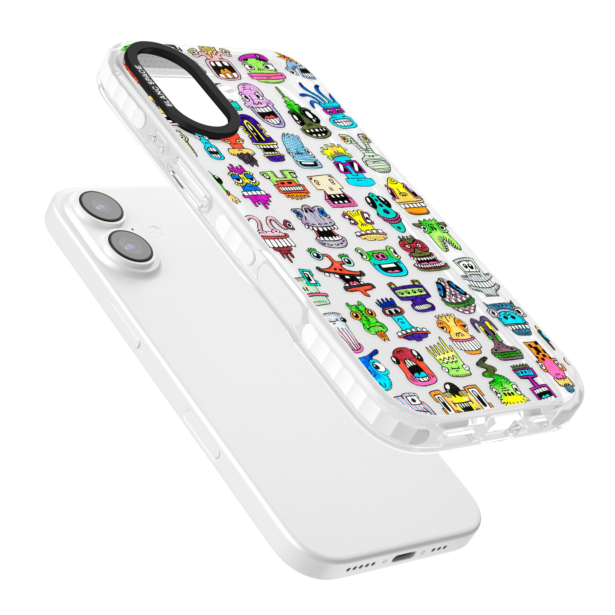 Familiar Faces iPhone 17 Impact Clear Phone Case Colours