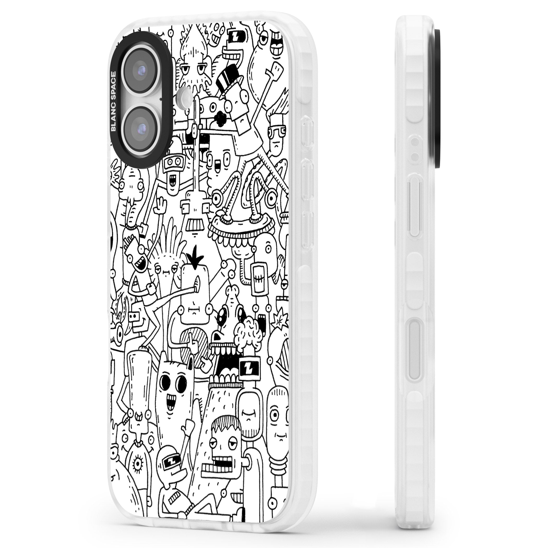 Stack Original iPhone 17 Impact Clear Phone Case Side Profile