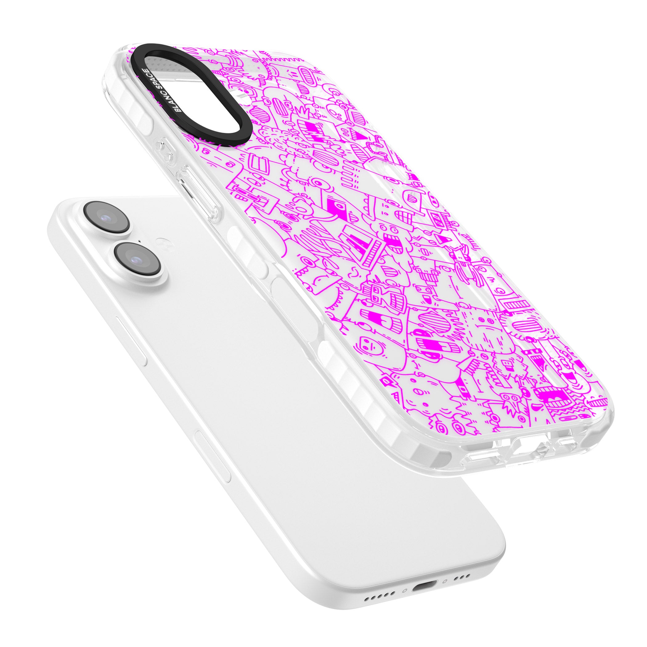 Pink Pals iPhone 17 Impact Clear Phone Case Colours