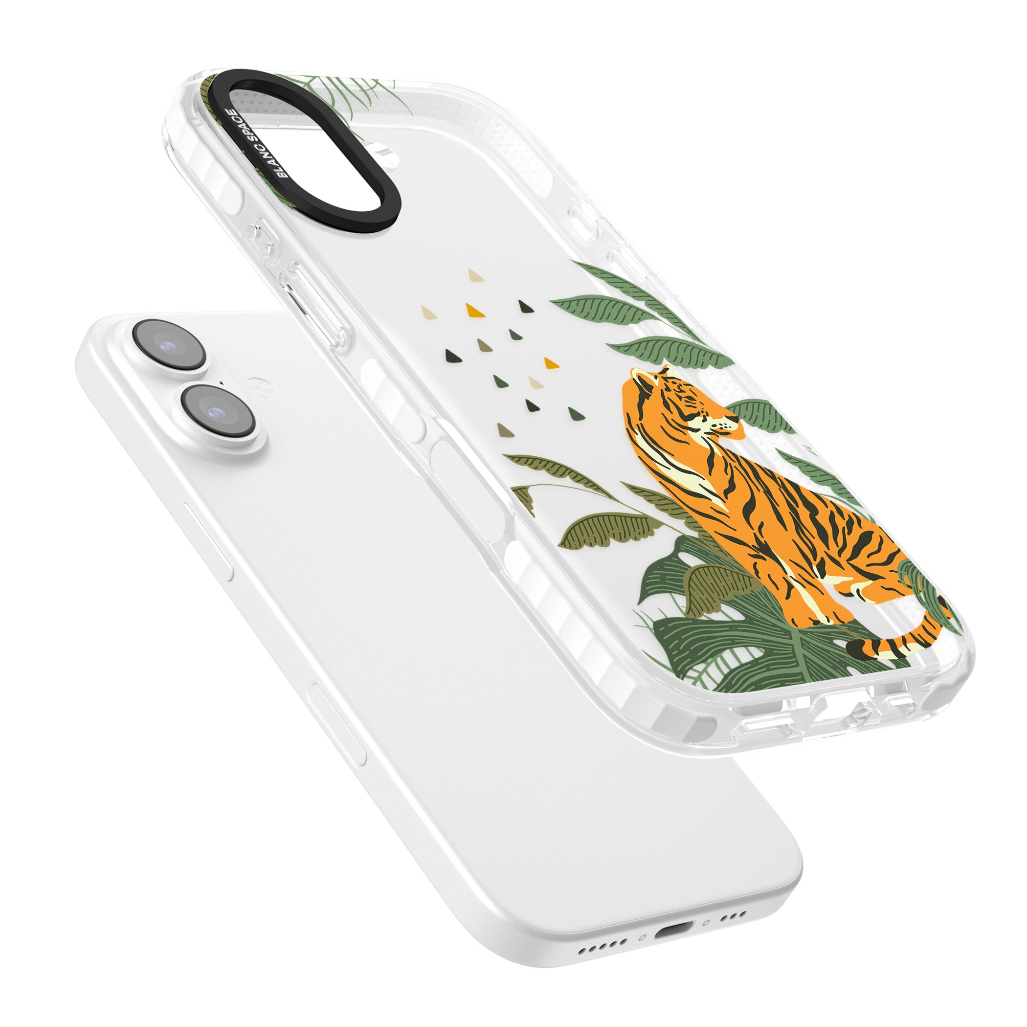 Tiger Jungle iPhone 17 Impact Clear Phone Case Colours