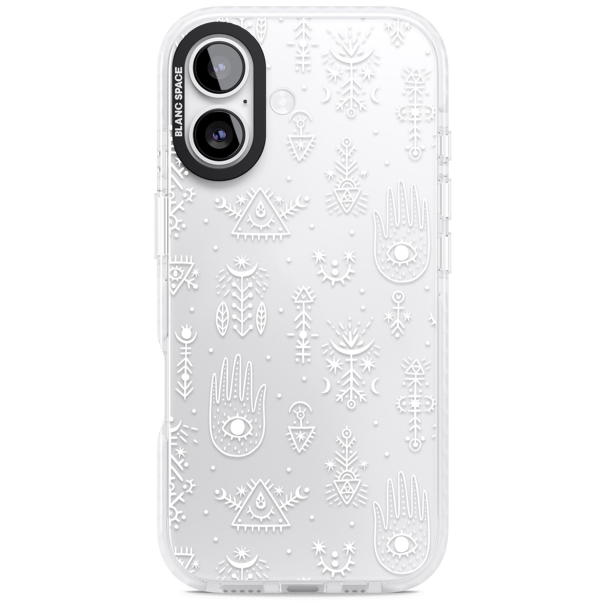 Mystic Symbols iPhone 17 Impact Clear Phone Case
