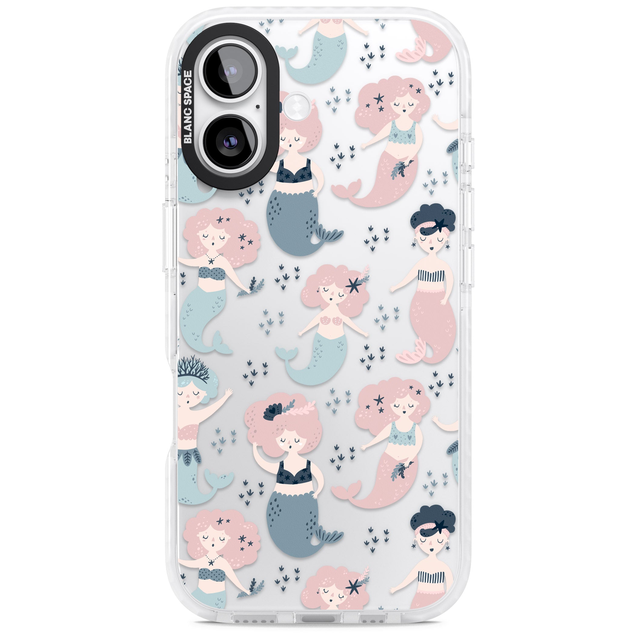Under The Sea Mermaids (Clear) iPhone 17 Impact Clear Phone Case