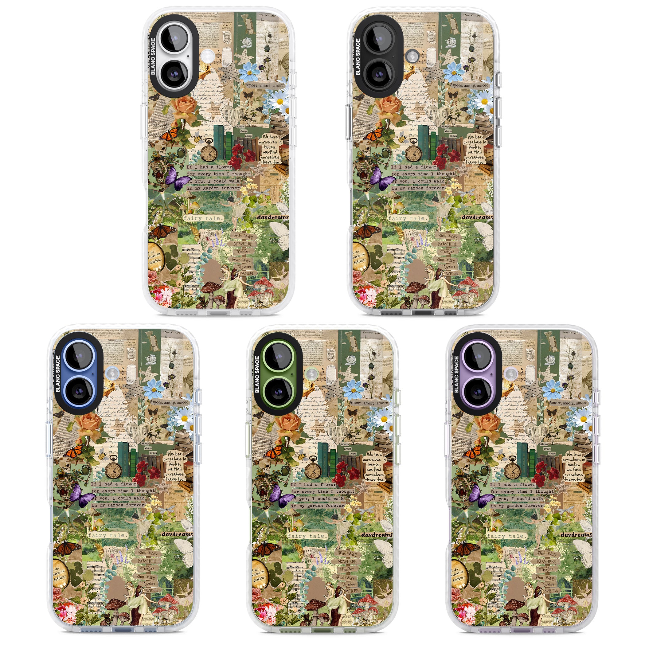Enchanted Collage iPhone 17 Impact Pro Clear Phone Case APT Impact Protection