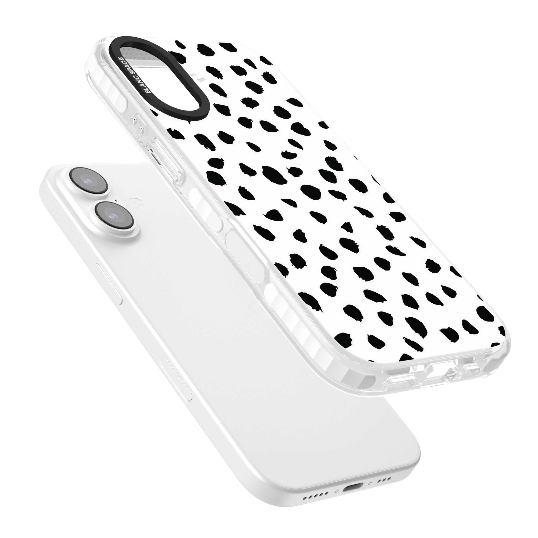 Dalmatian Print iPhone 17 Impact Pro Clear Phone Case Colours