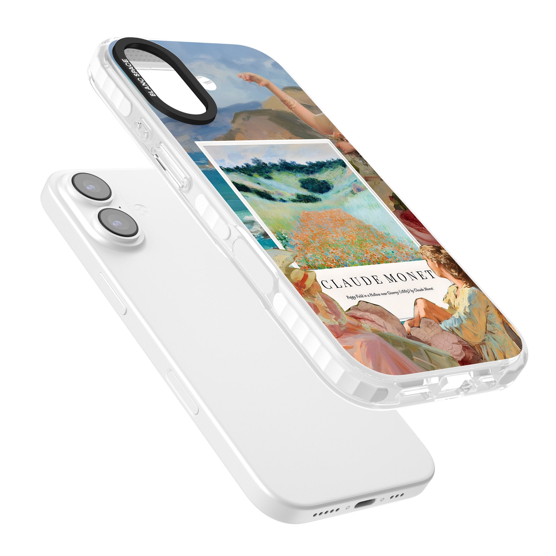 Monet Poppy Field iPhone 17 Impact Pro Clear Phone Case Colours