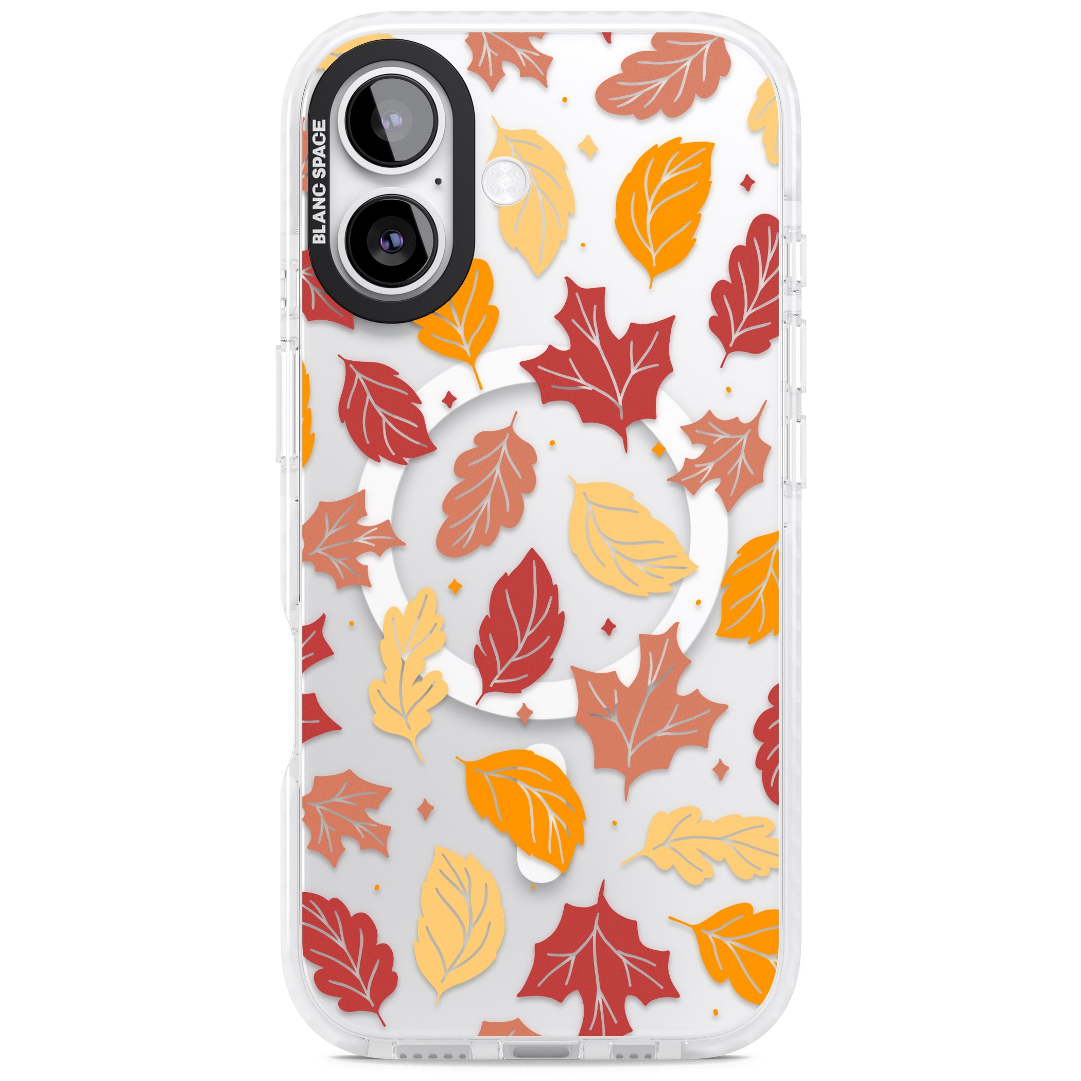Autumn Leaves iPhone 17 Impact Pro Clear Phone Case
