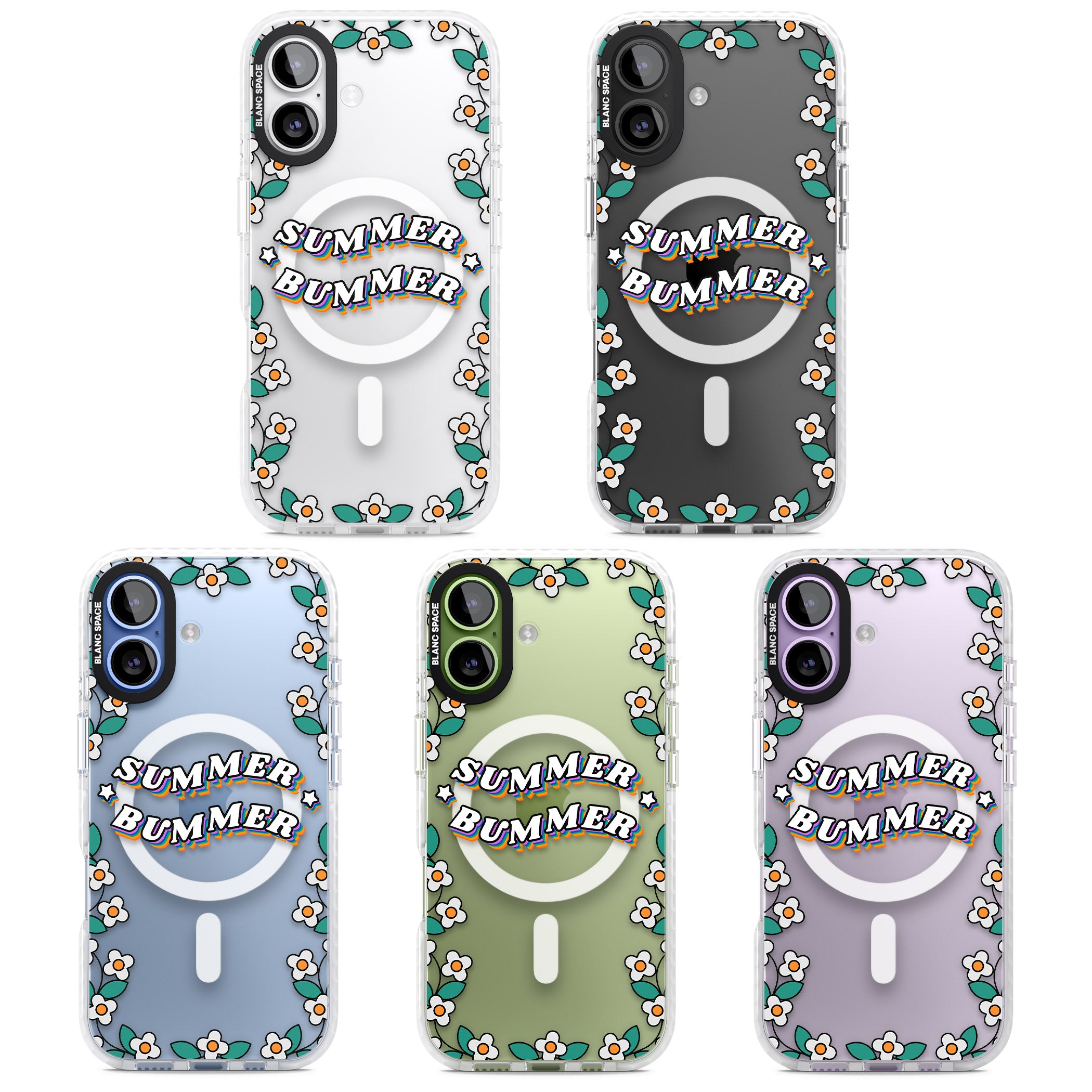 Summer Bummer iPhone 17 Impact Pro Clear Phone Case APT Impact Protection