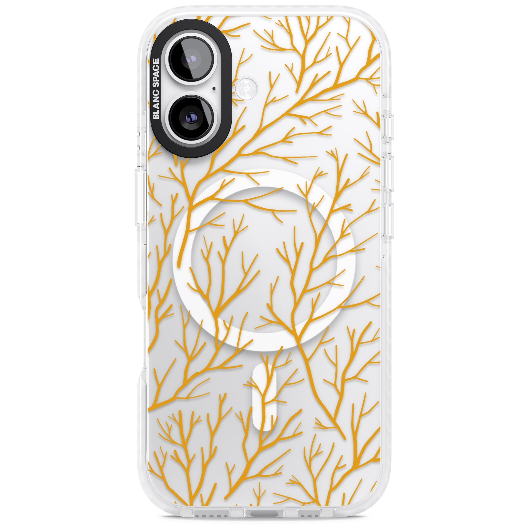 Personalised Bramble Branches iPhone 17 Impact Pro Clear Phone Case