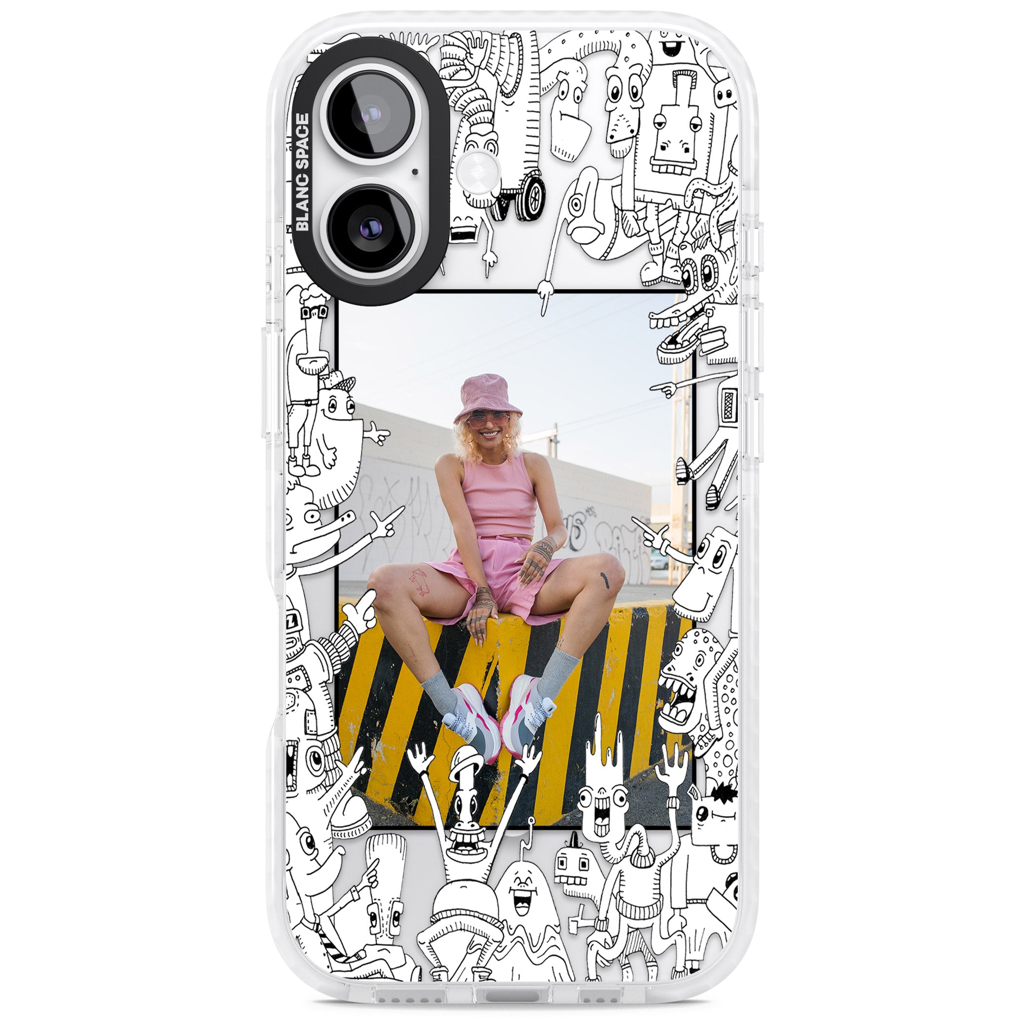 Personalised Look At This Photo Case iPhone 17 Impact Pro Clear Phone Case