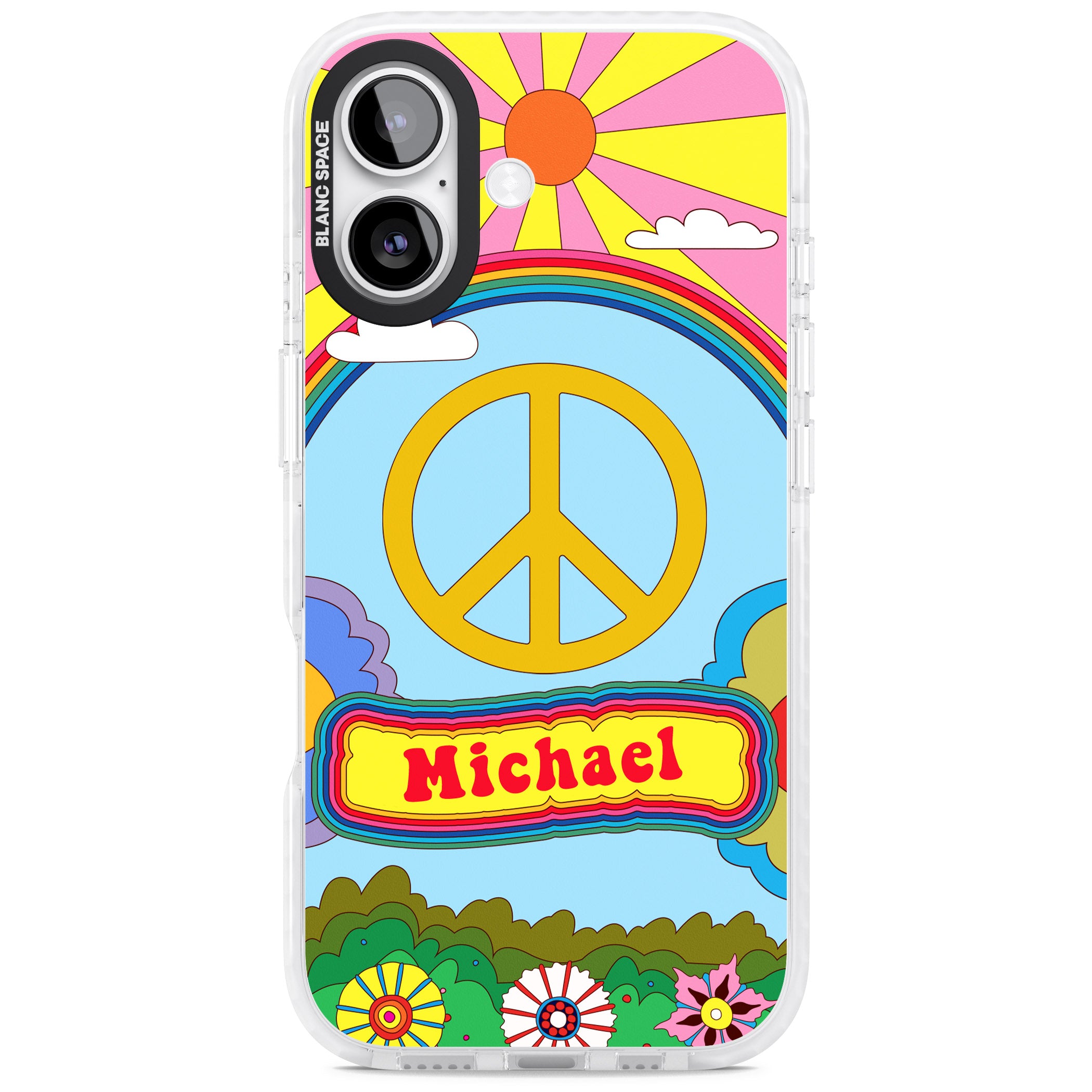Personalised Happy Days iPhone 17 Impact Pro Clear Phone Case