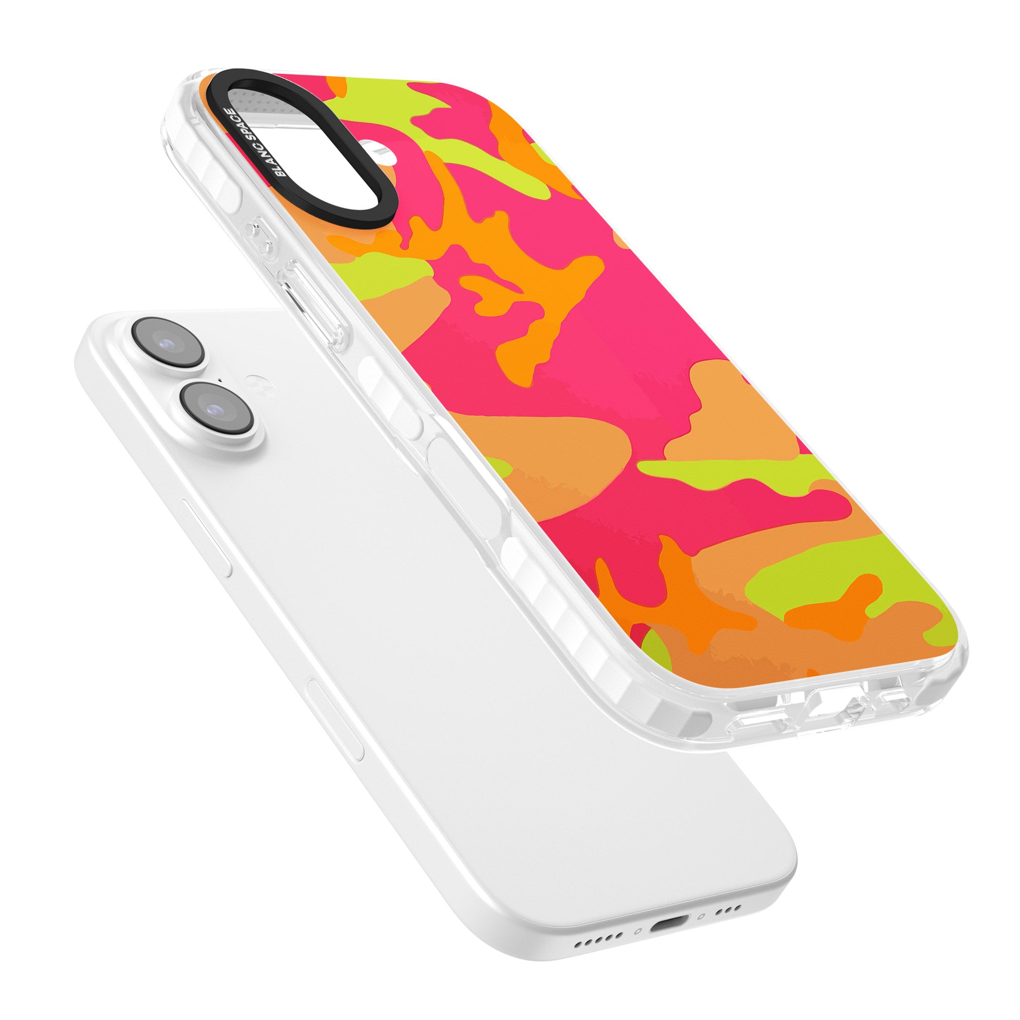 Neon Camo iPhone 17 Impact Pro Clear Phone Case Colours