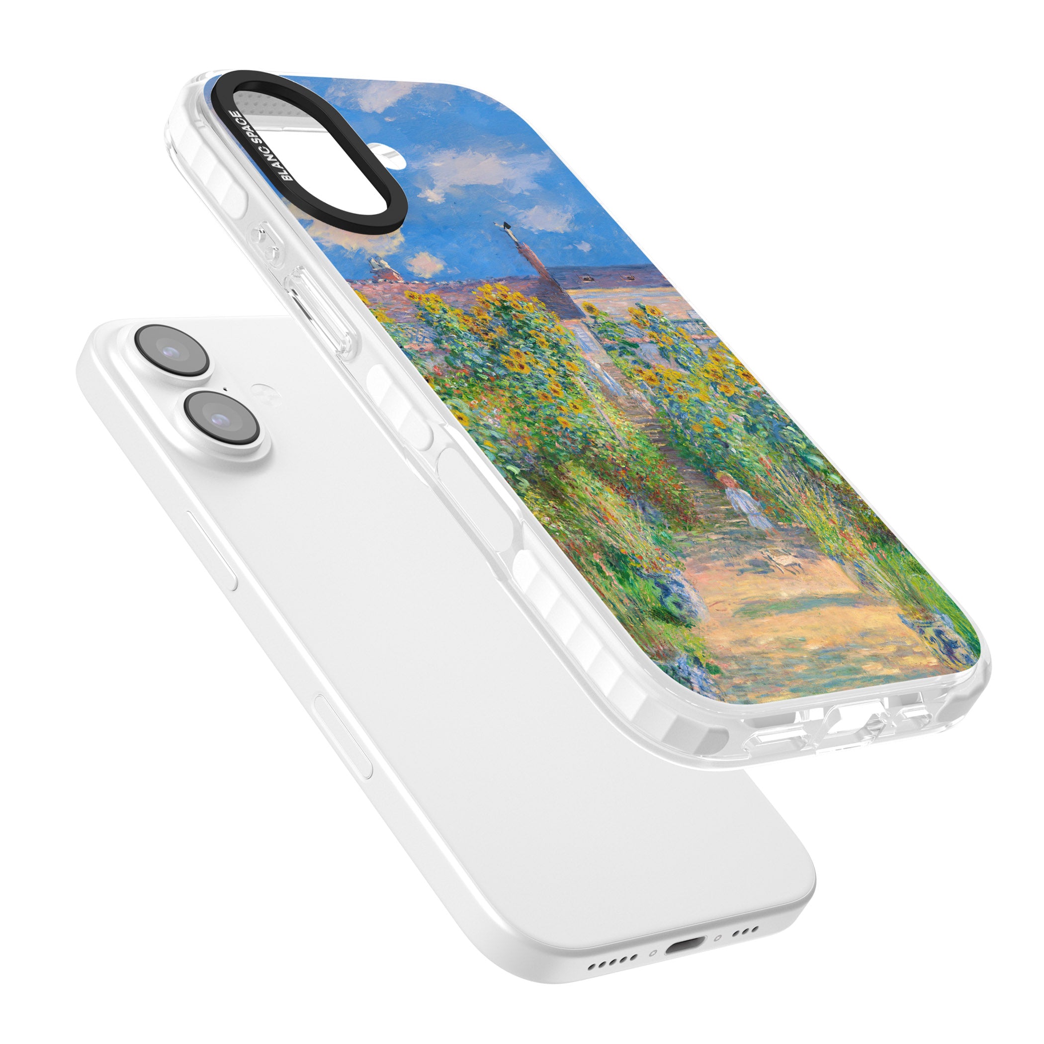 Garden at Vetheuil iPhone 17 Impact Pro Clear Phone Case Colours