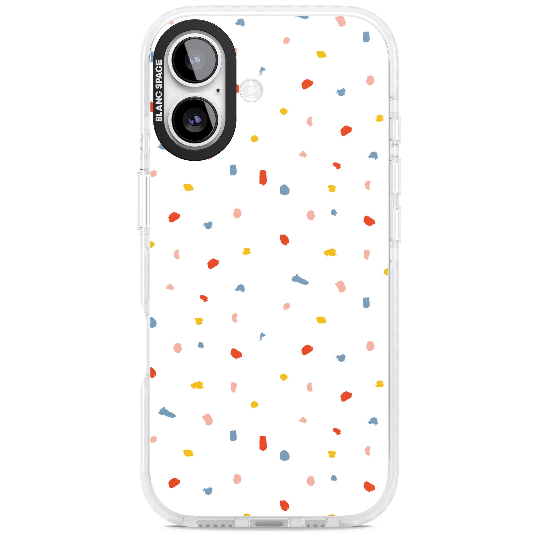 Confetti Speckle iPhone 17 Impact Pro Clear Phone Case