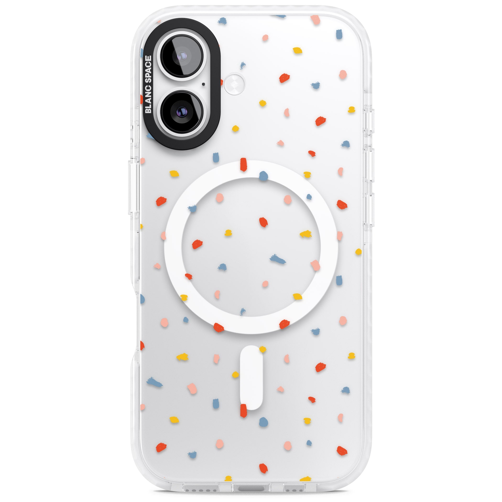 Small Confetti iPhone 17 Impact Pro Clear Phone Case