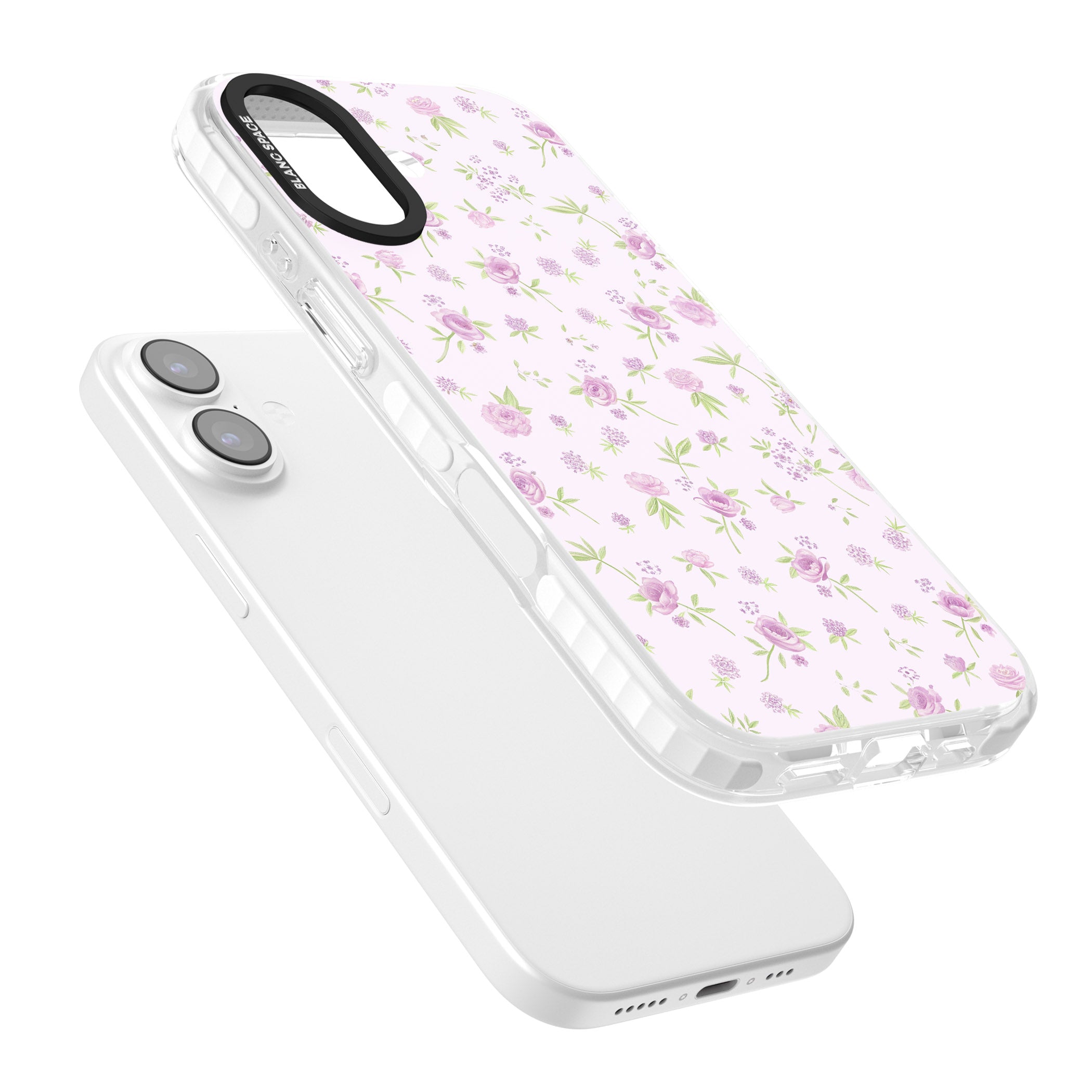 Pink Peonies iPhone 17 Impact Pro Clear Phone Case Colours