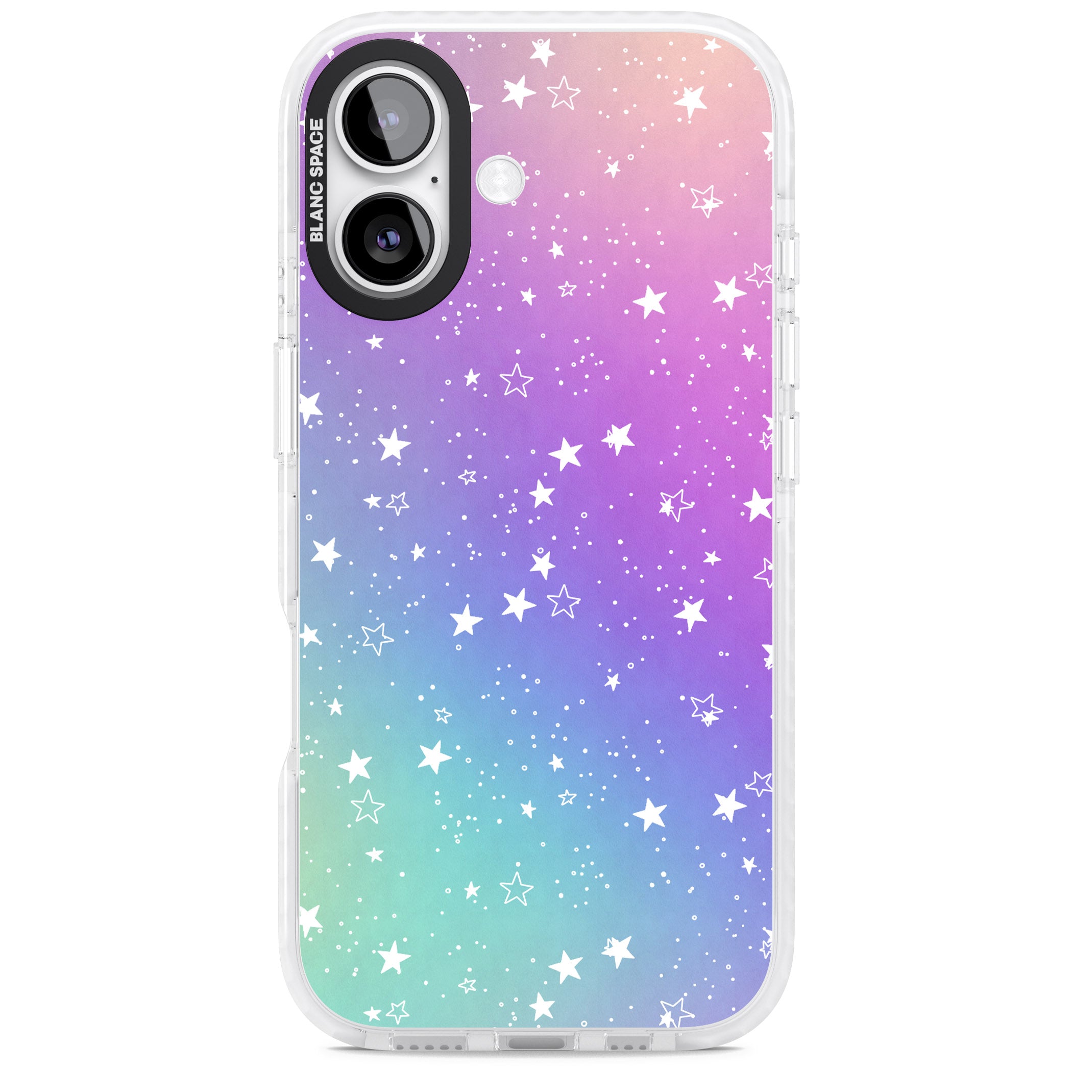Pastel Starry Sky iPhone 17 Impact Pro Clear Phone Case