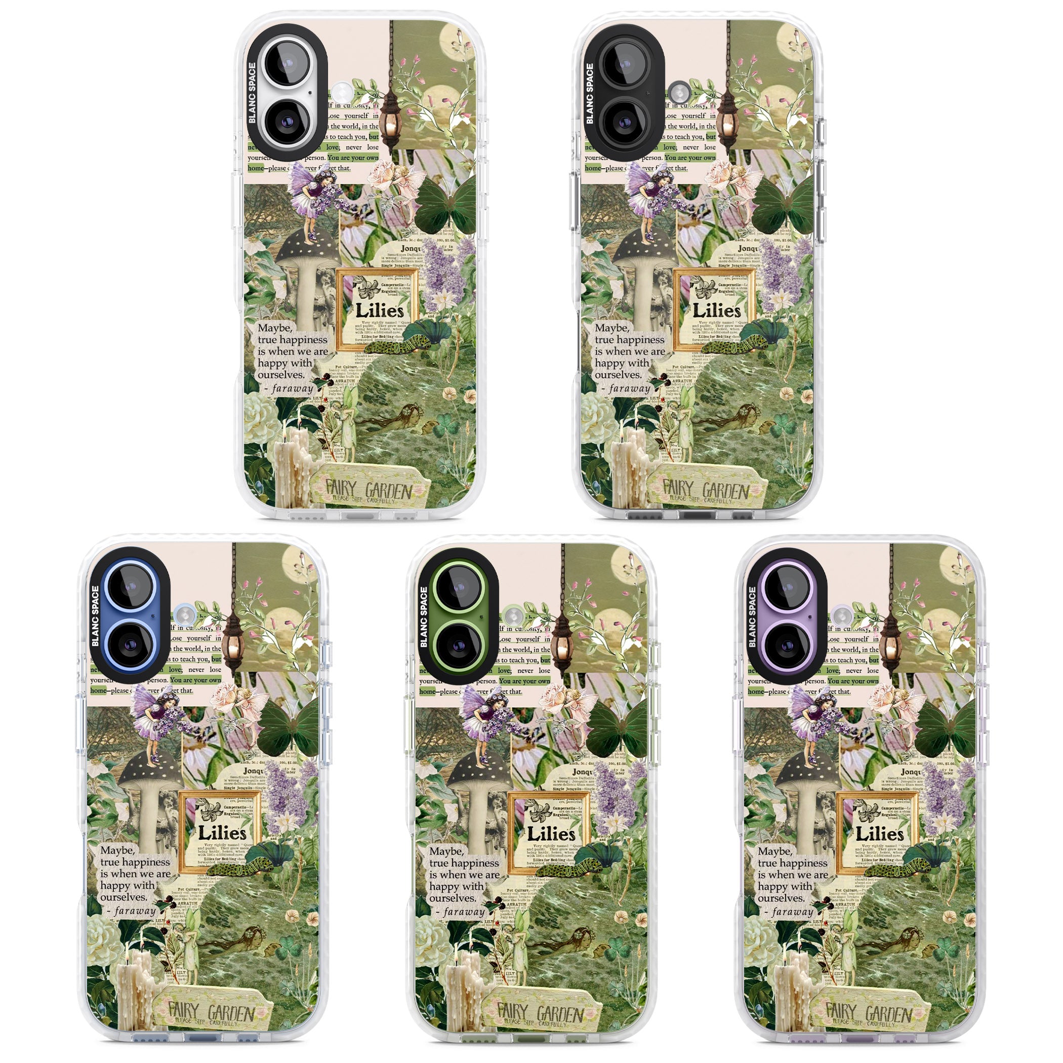 Fairy Garden iPhone 17 Impact Pro Clear Phone Case APT Impact Protection