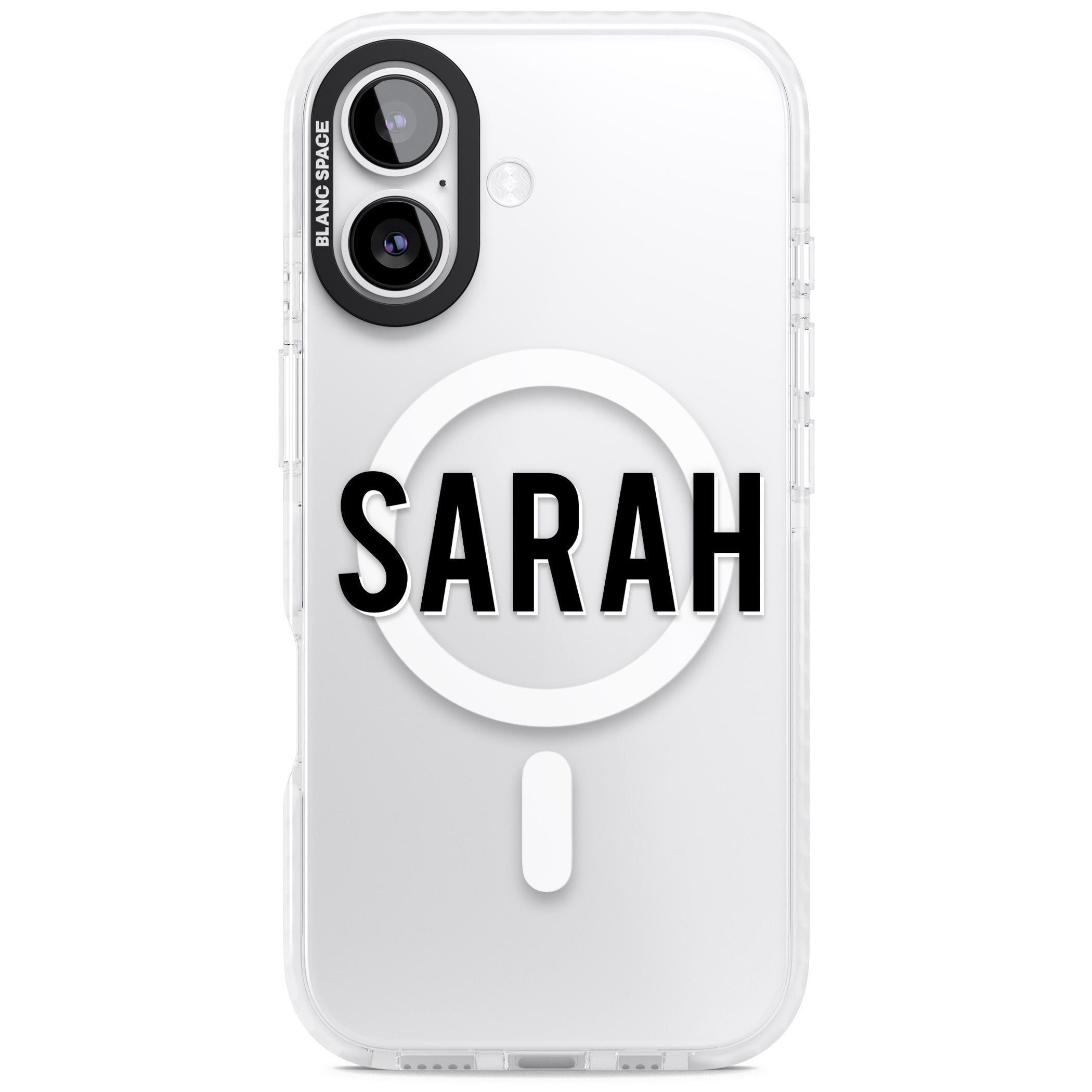 Personalised Clear Name iPhone 17 Impact Pro Clear Phone Case