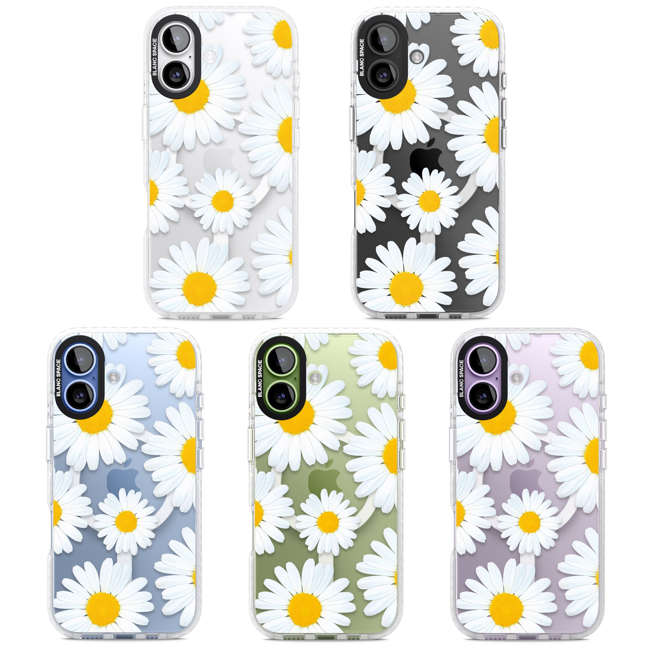 Summer Daisy iPhone 17 Impact Pro Clear Phone Case APT Impact Protection