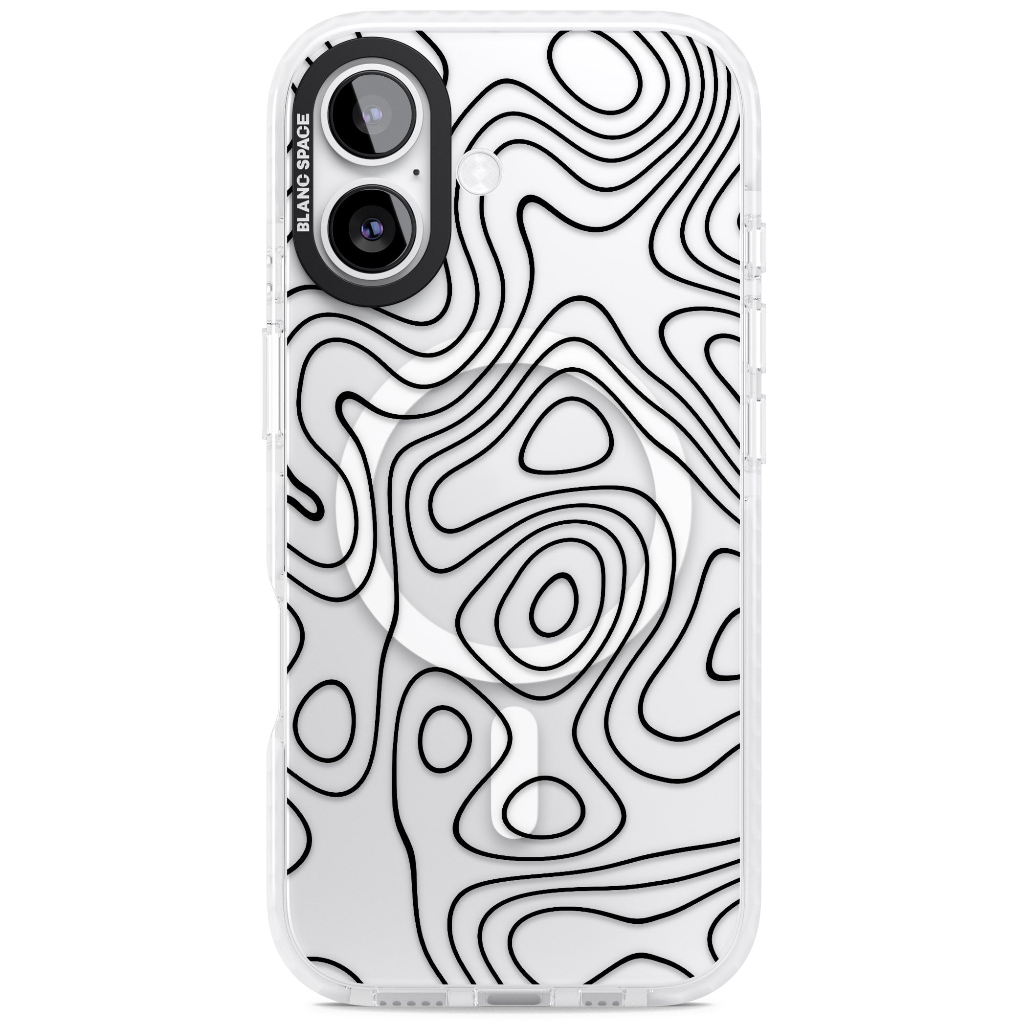 Damascus Steel iPhone 17 Impact Pro Clear Phone Case