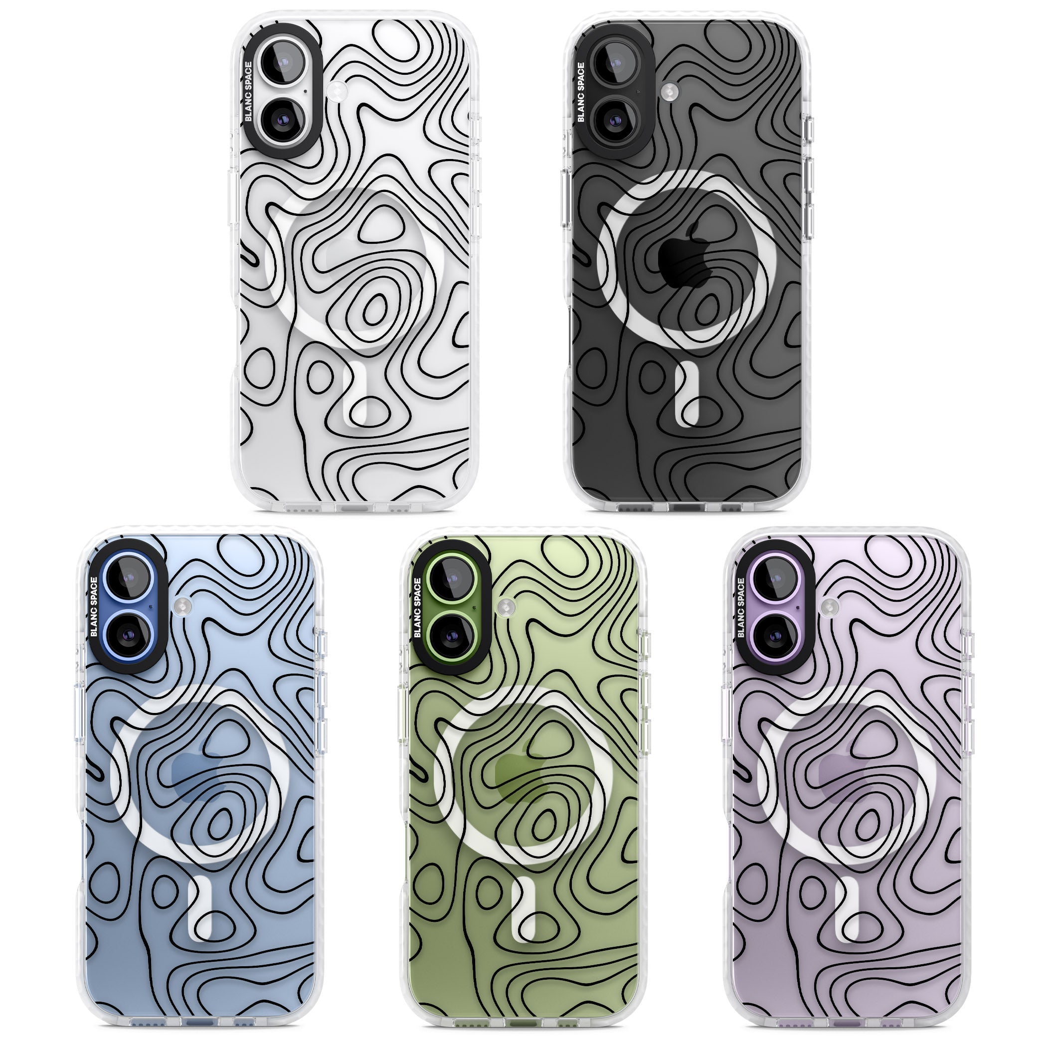 Damascus Steel iPhone 17 Impact Pro Clear Phone Case APT Impact Protection