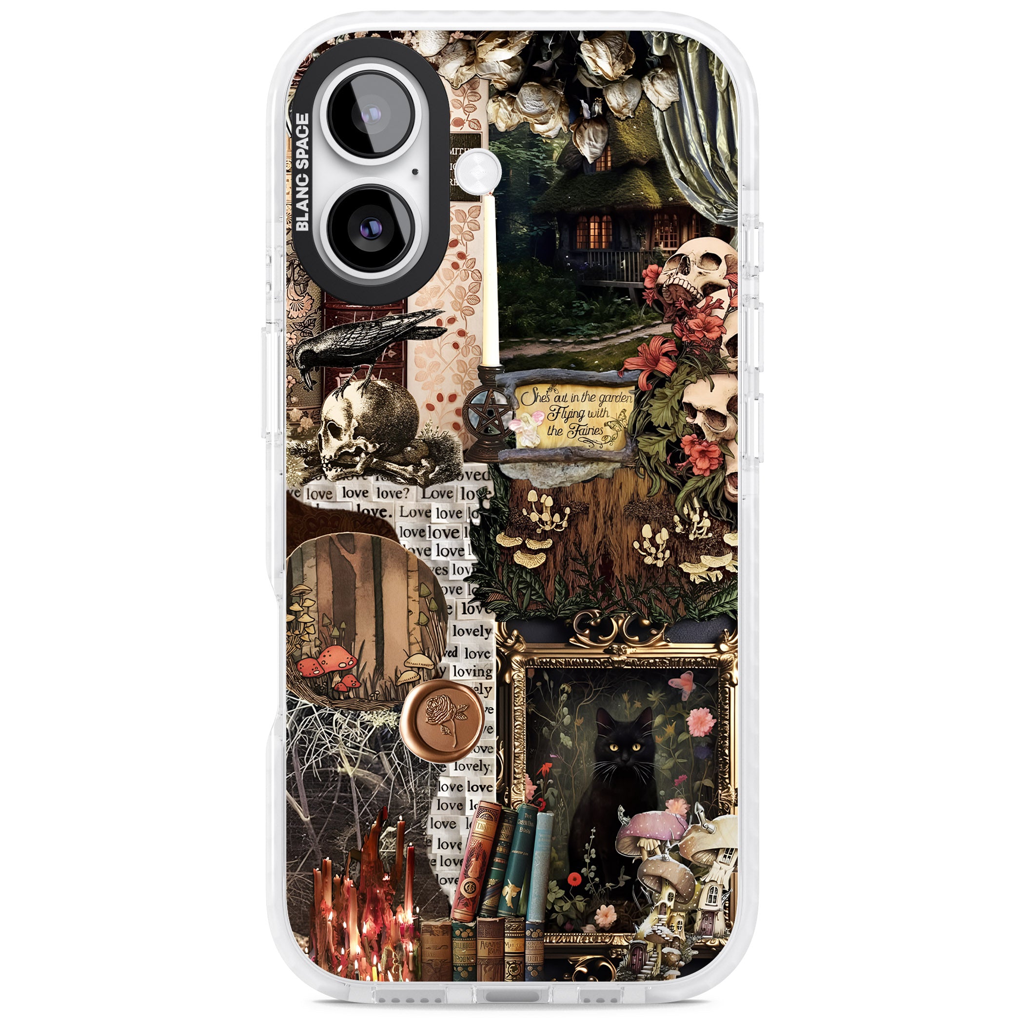 Academia Collage iPhone 17 Impact Pro Clear Phone Case