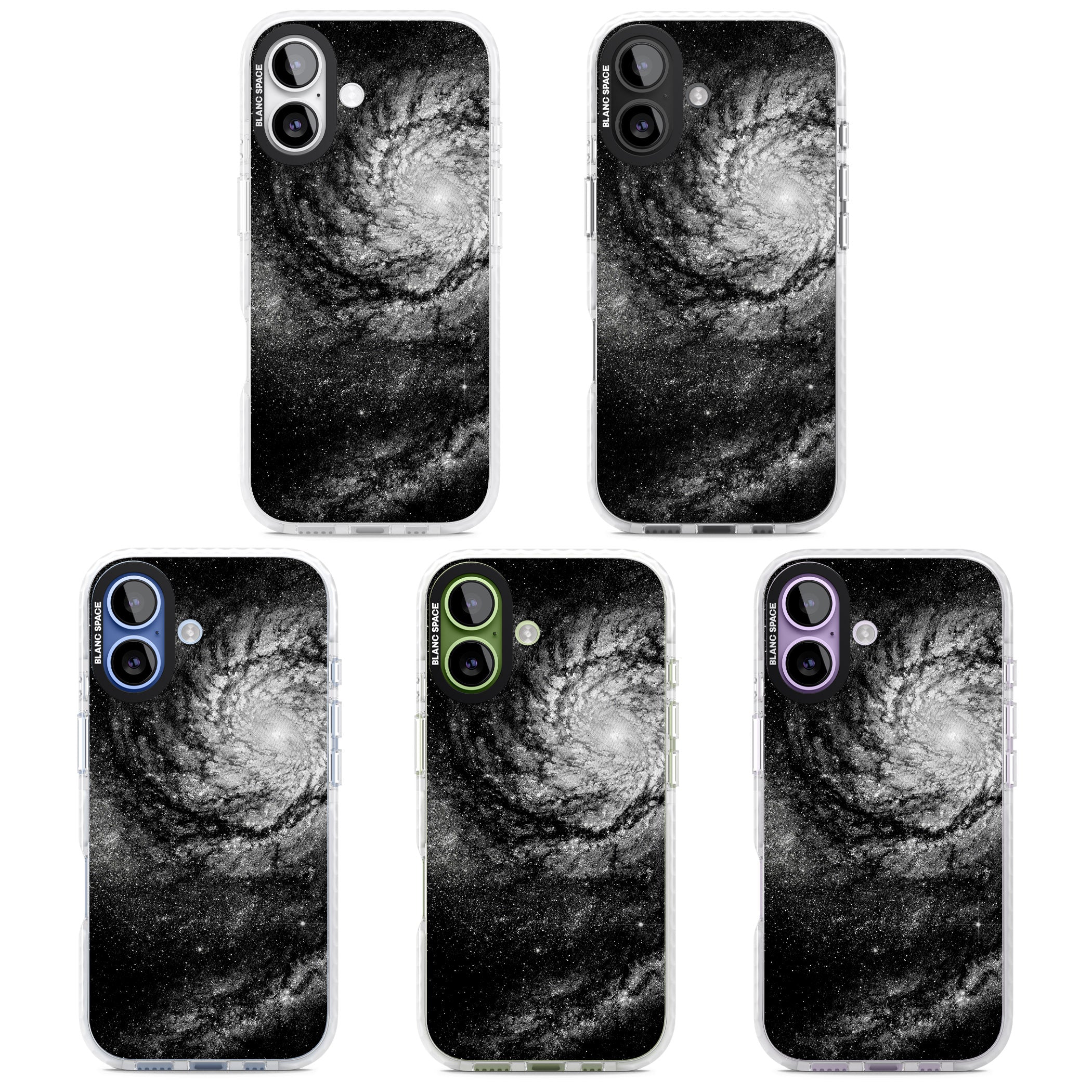 Night Sky Galaxies: Milky Way Galaxy iPhone 17 Impact Pro Clear Phone Case APT Impact Protection