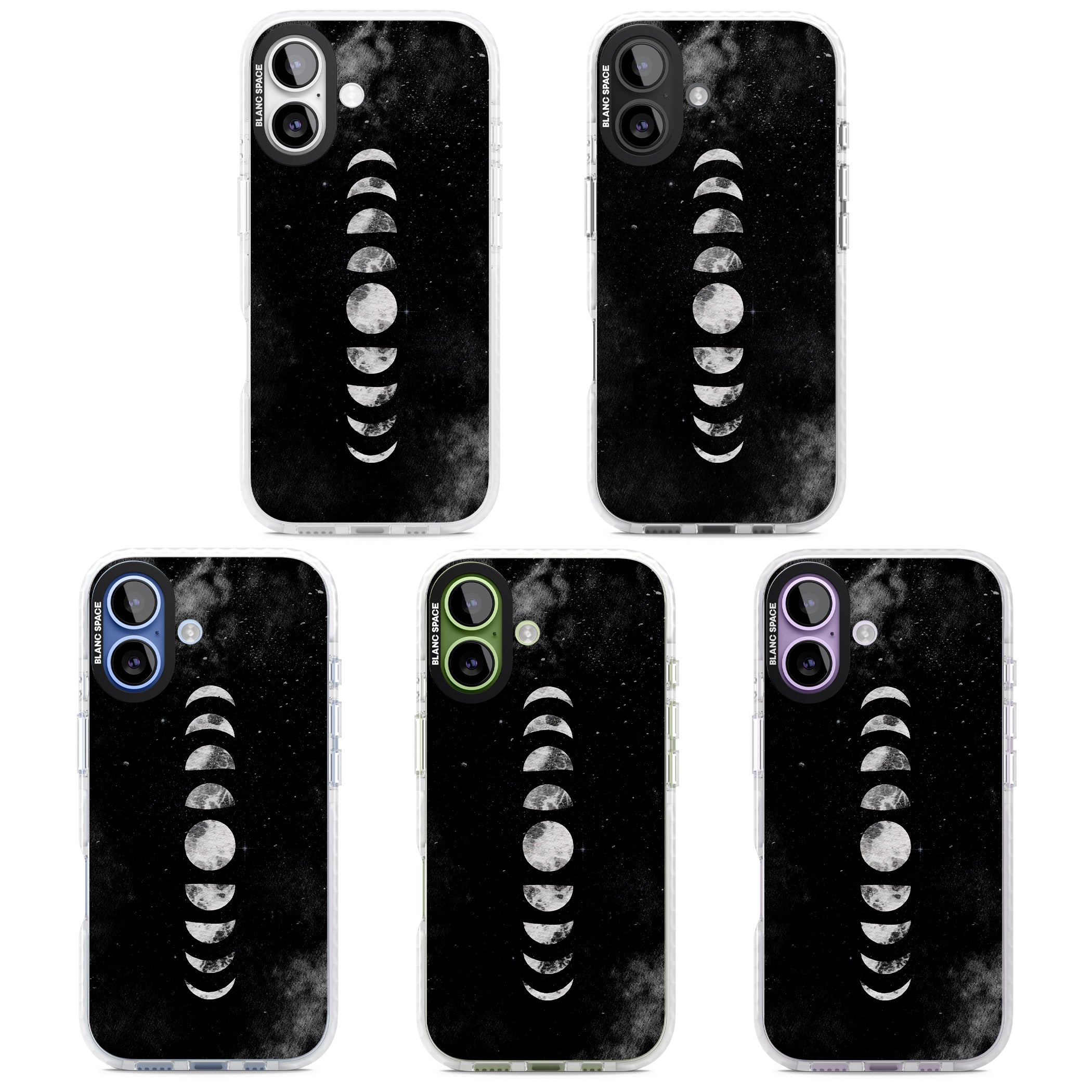 Lunar Phases iPhone 17 Impact Pro Clear Phone Case APT Impact Protection