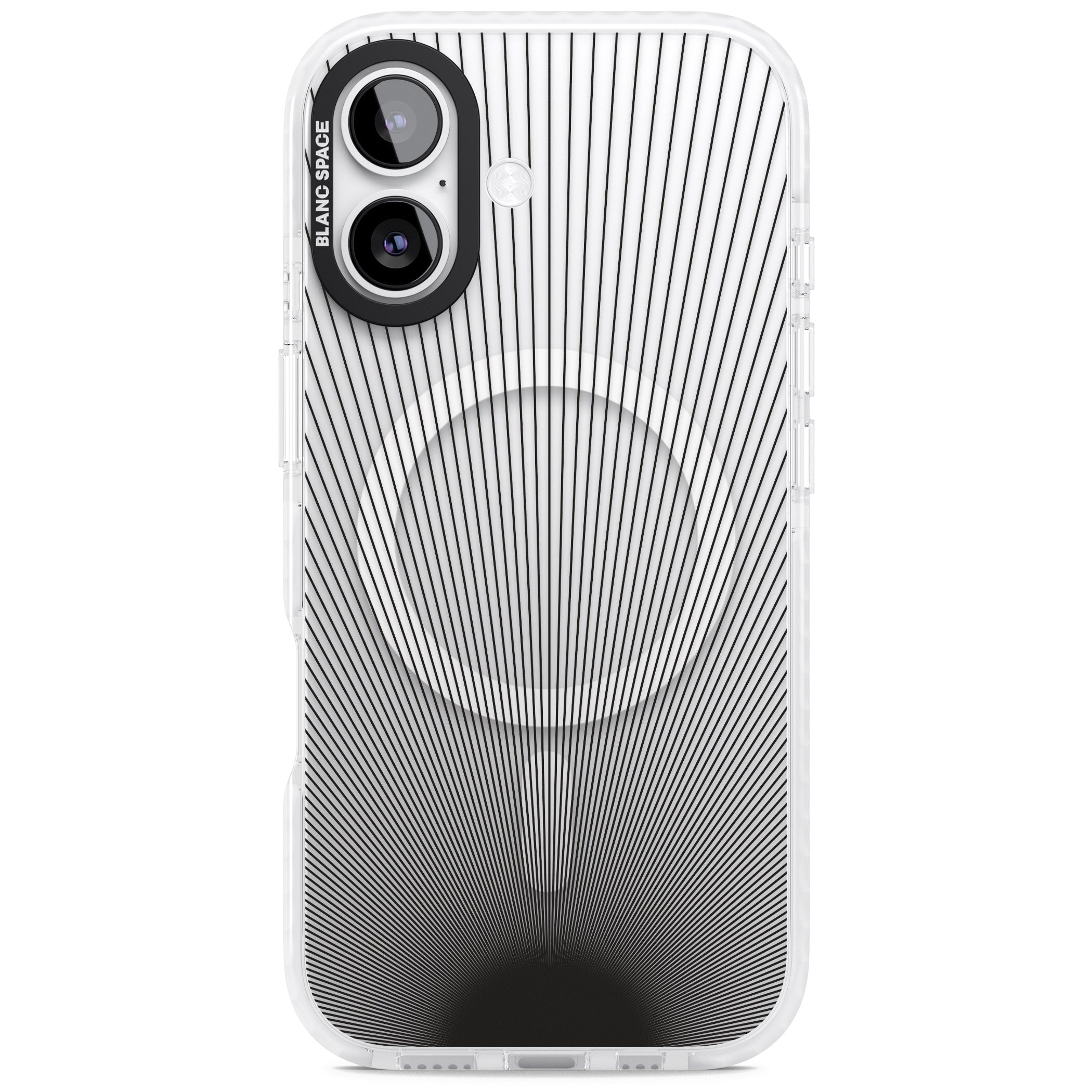 Linear Sunburst iPhone 17 Impact Pro Clear Phone Case