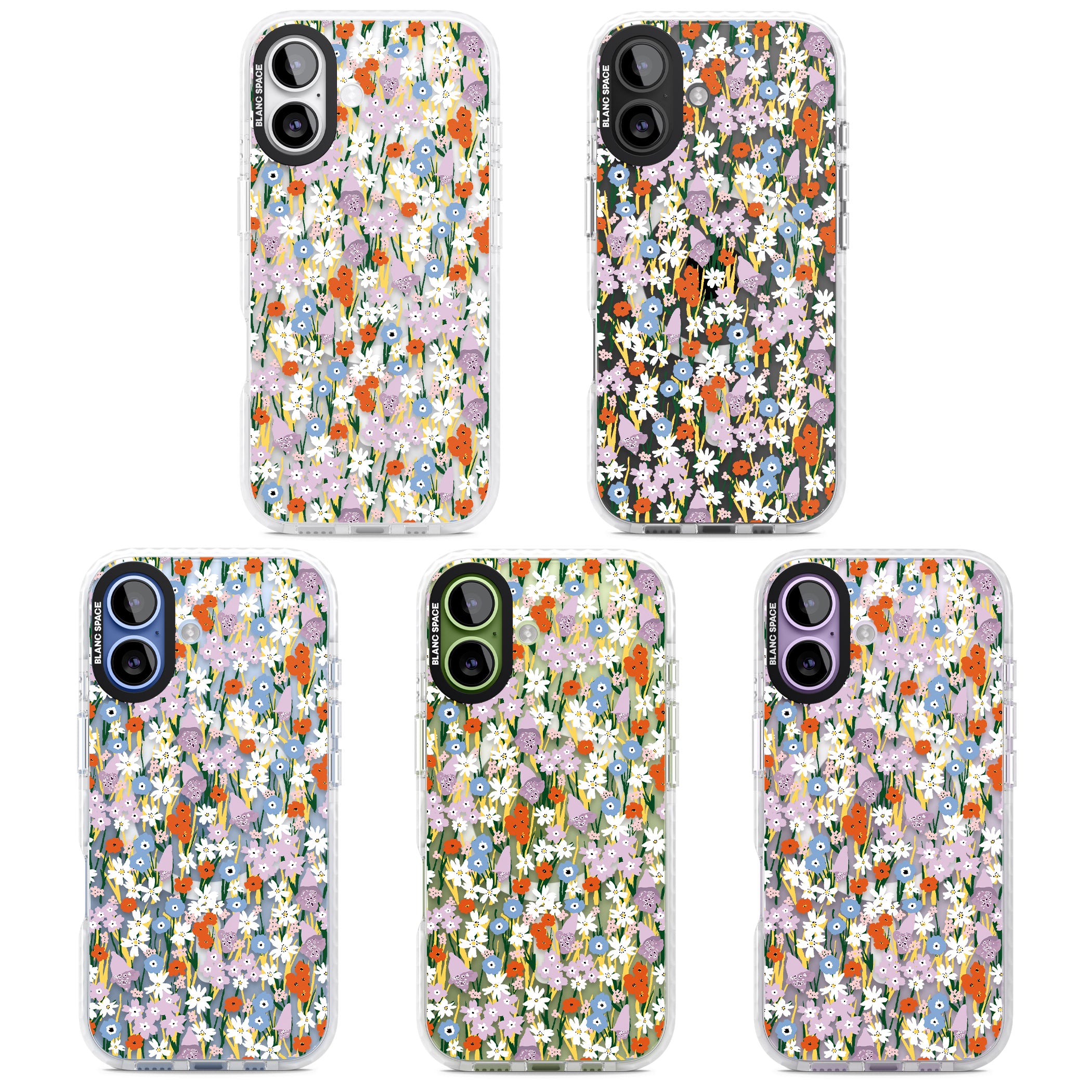 Vibrant Floral Garden iPhone 17 Impact Pro Clear Phone Case APT Impact Protection