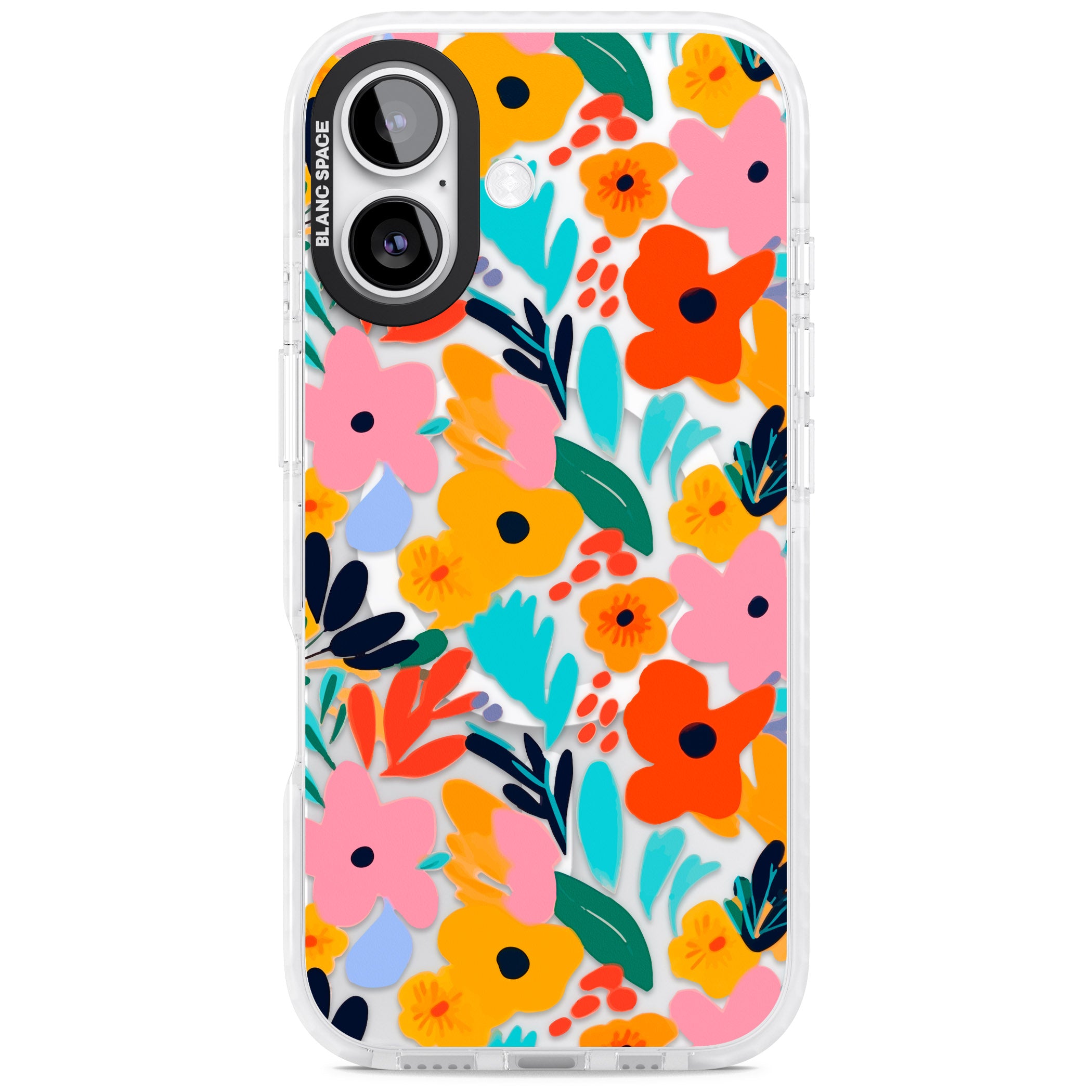 Floral Fiesta iPhone 17 Impact Pro Clear Phone Case
