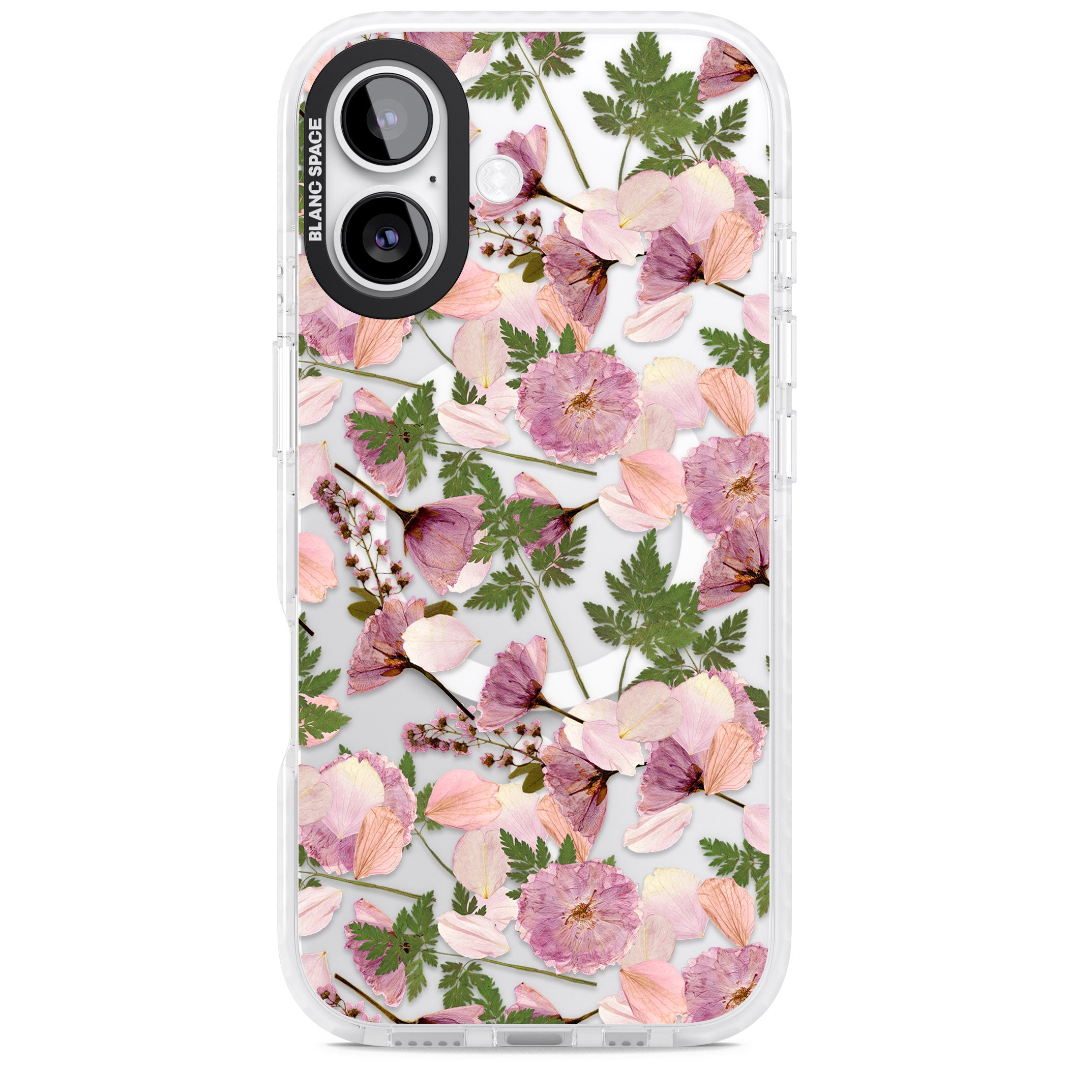 Pink Floral Appreciation iPhone 17 Impact Pro Clear Phone Case