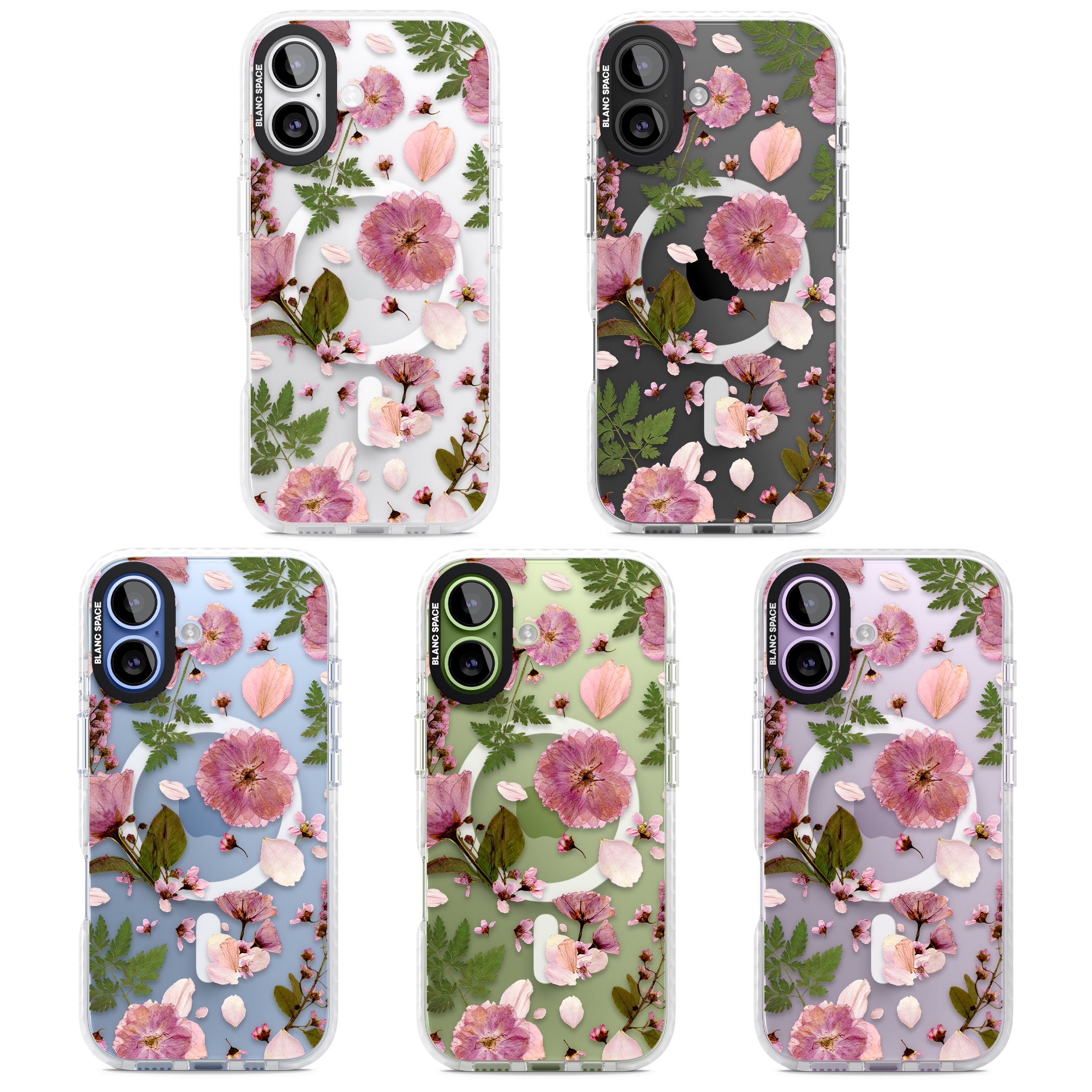 Blossom Bouquet iPhone 17 Impact Pro Clear Phone Case APT Impact Protection