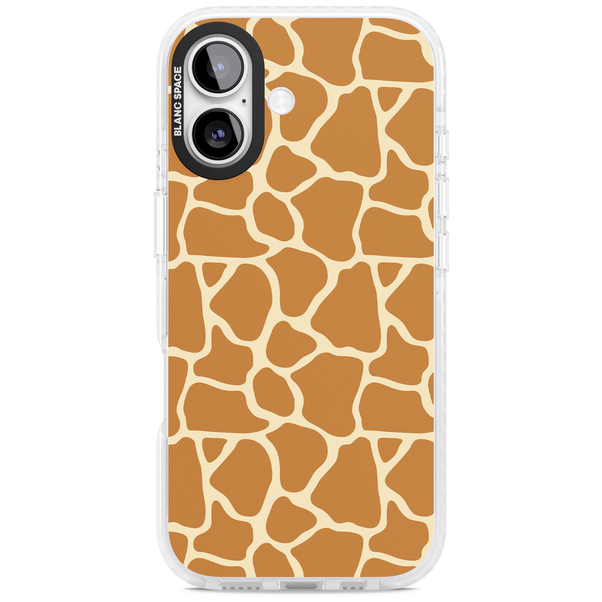 Giraffe Pattern iPhone 17 Impact Pro Clear Phone Case