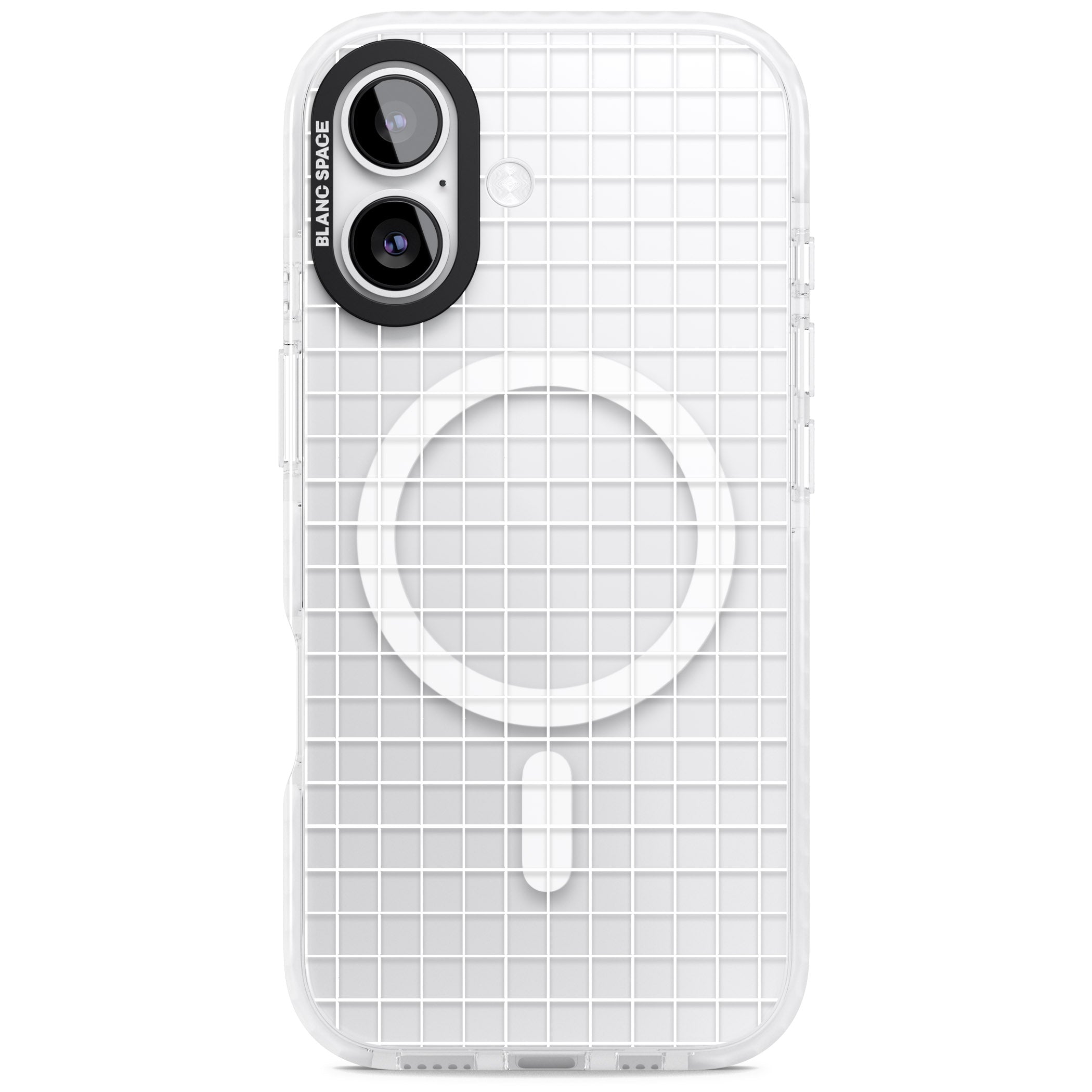 Modern Grid Pattern iPhone 17 Impact Pro Clear Phone Case