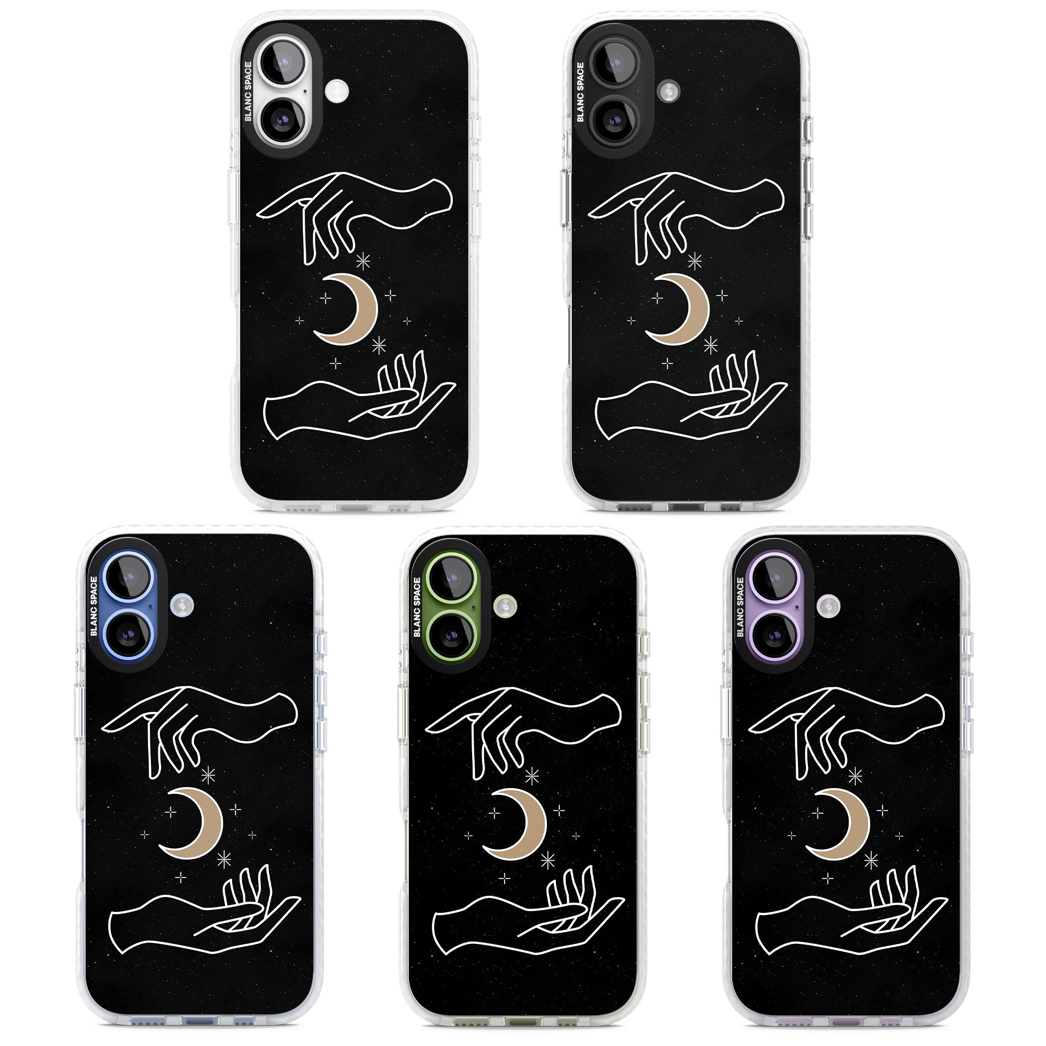 Cosmic Hands iPhone 17 Impact Pro Clear Phone Case APT Impact Protection