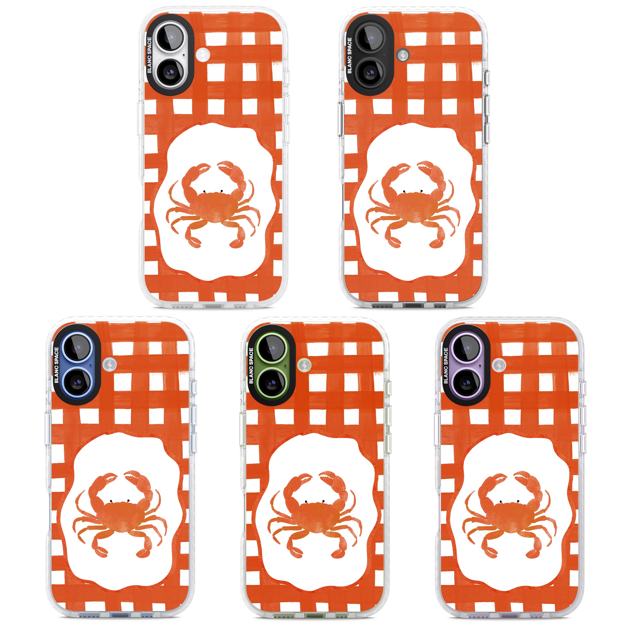 Red Lobster iPhone 17 Impact Pro Clear Phone Case APT Impact Protection