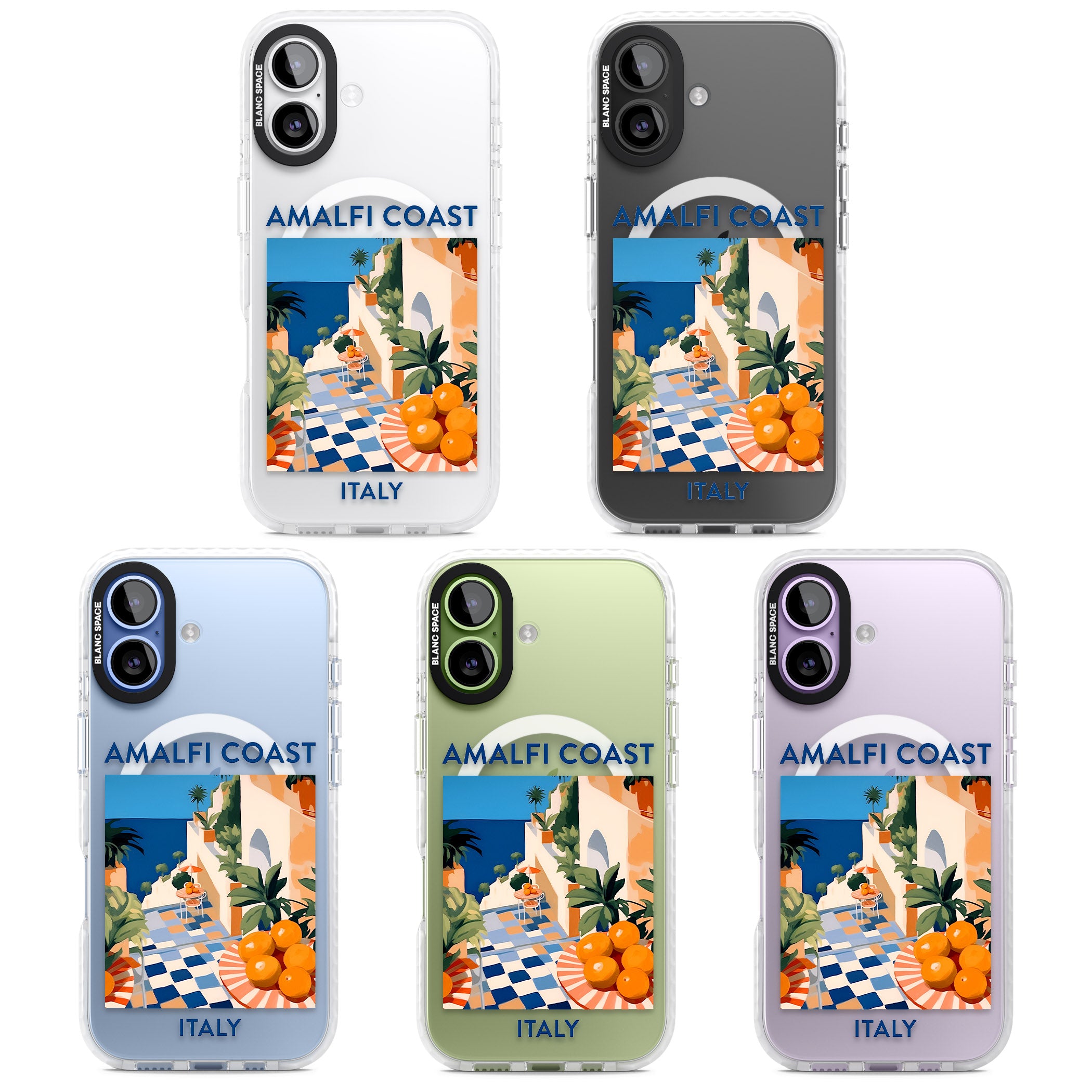 Amalfi Coast iPhone 17 Impact Pro Clear Phone Case APT Impact Protection