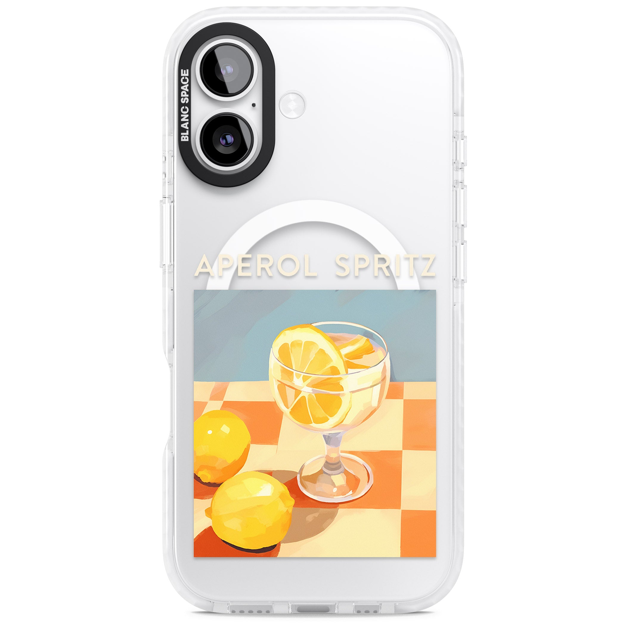 Lemon Spritz iPhone 17 Impact Pro Clear Phone Case