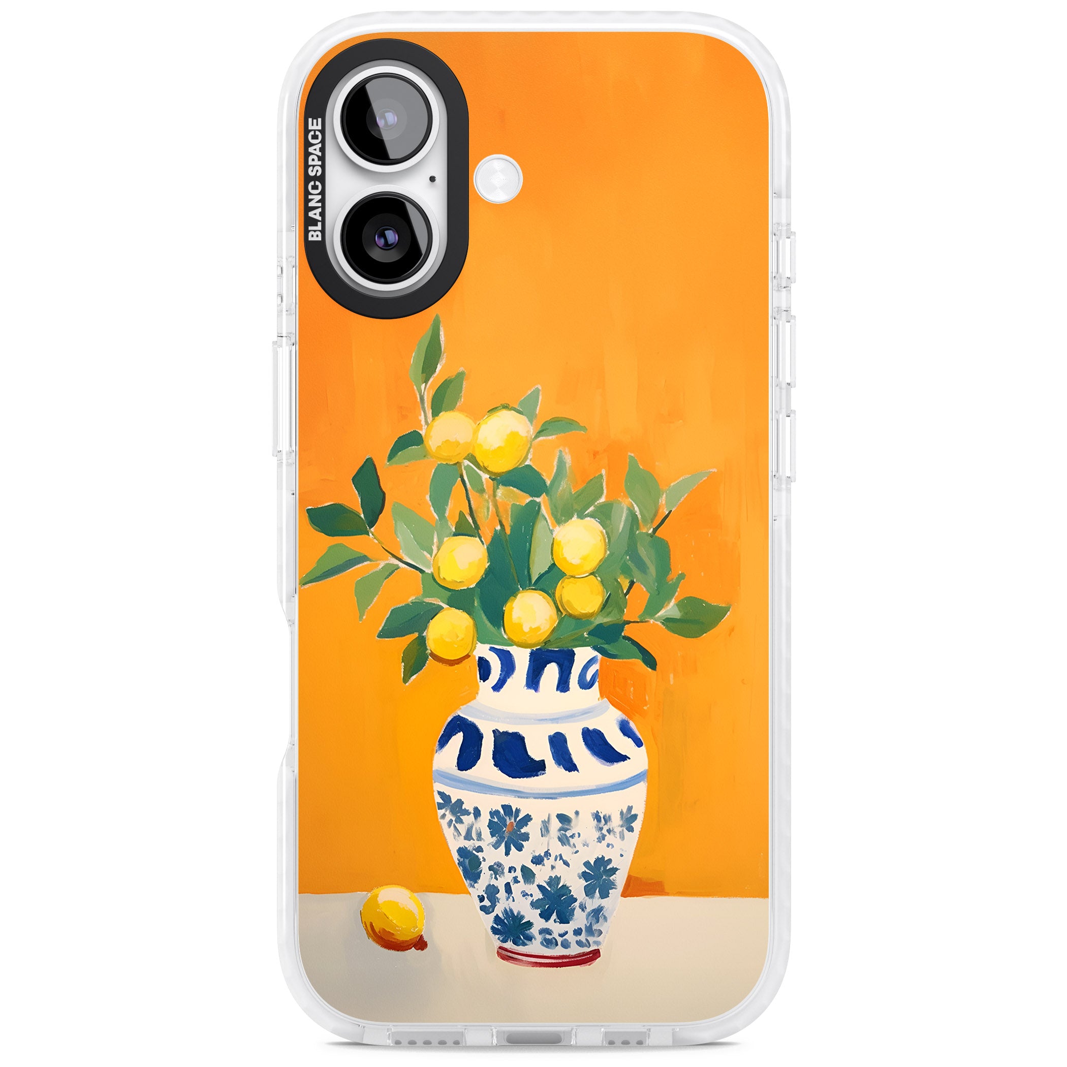 Lemon Vase iPhone 17 Impact Pro Clear Phone Case