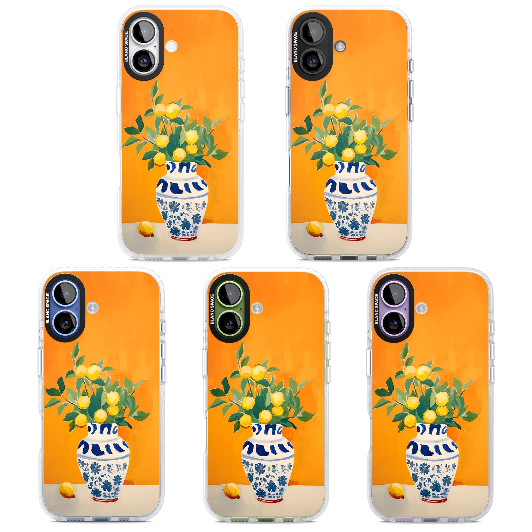 Lemon Vase iPhone 17 Impact Pro Clear Phone Case APT Impact Protection