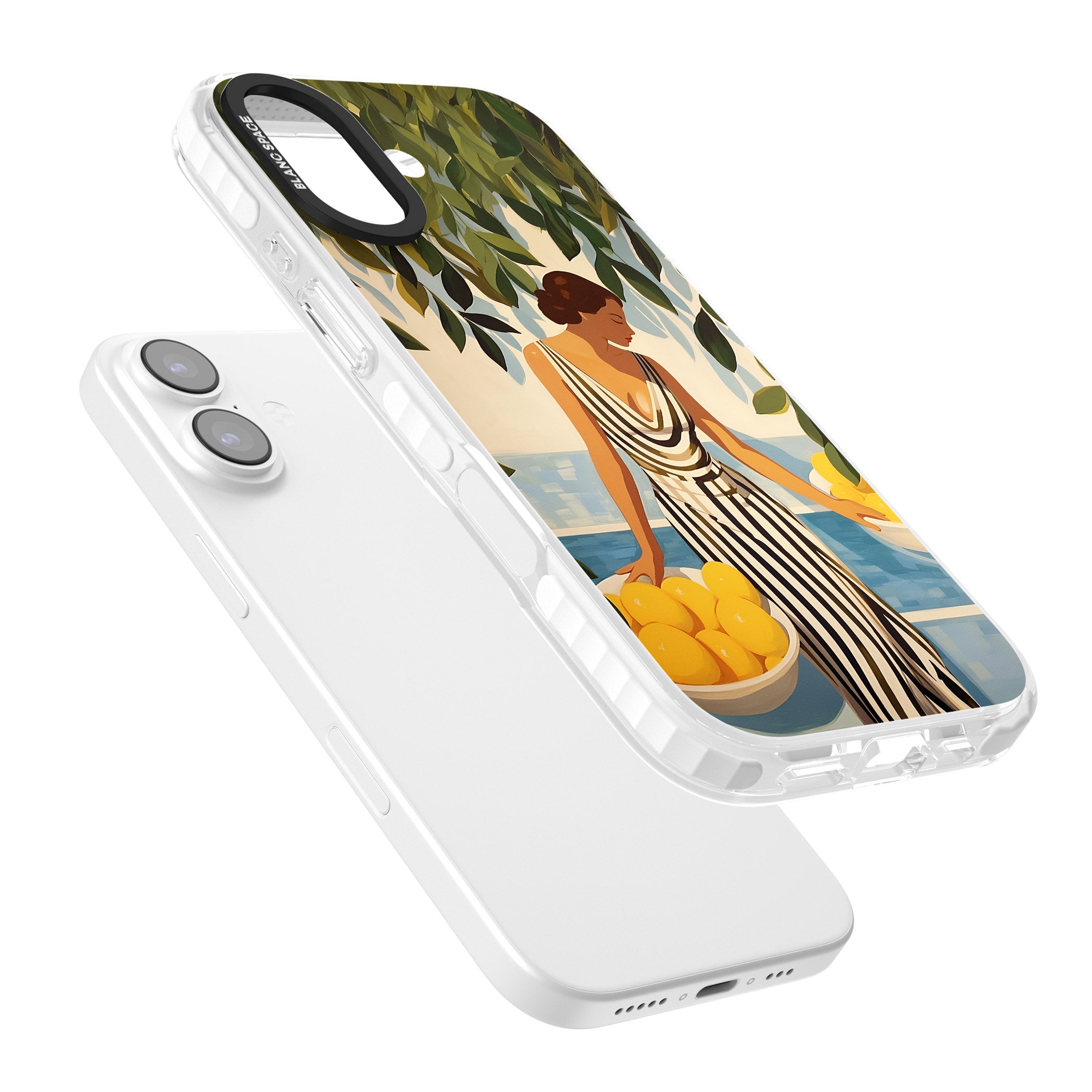 Lemon Picking iPhone 17 Impact Pro Clear Phone Case Colours